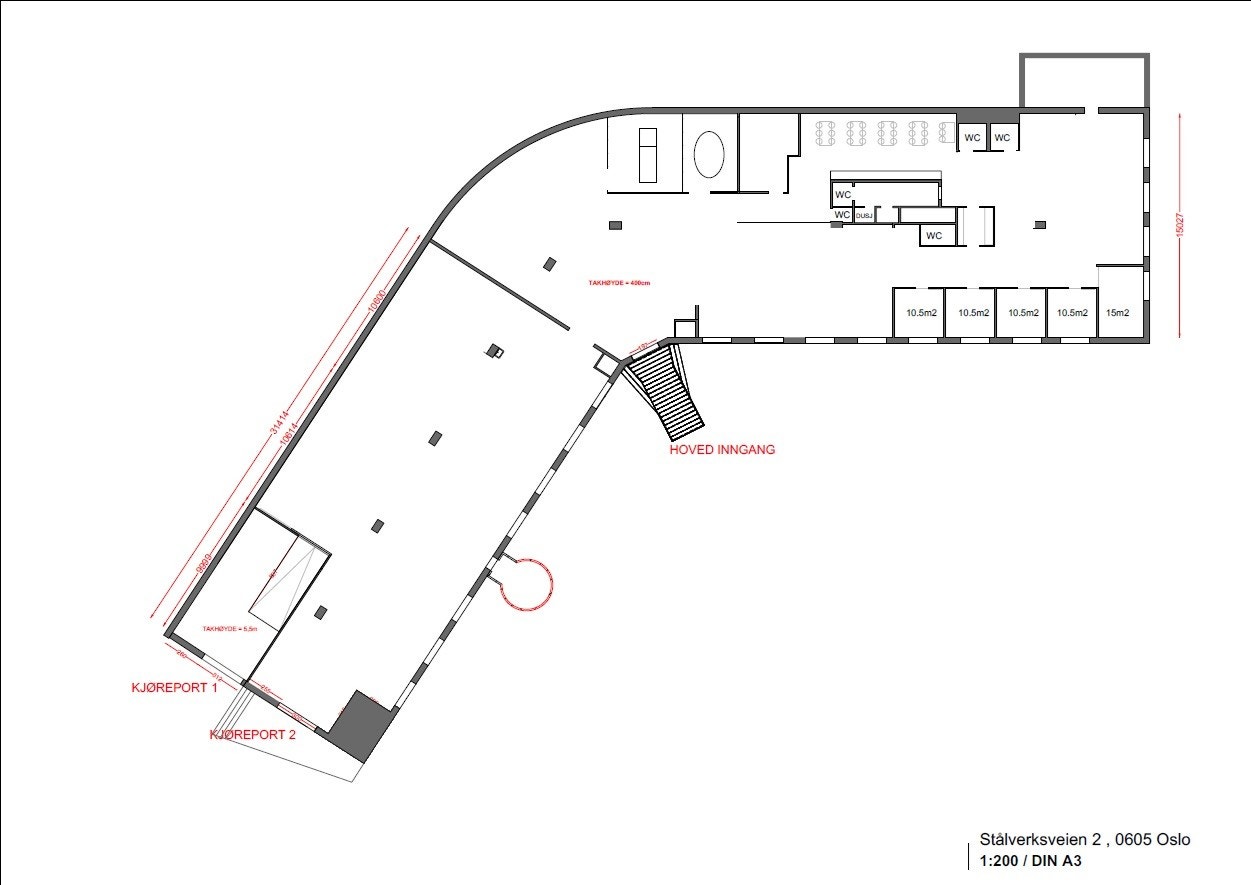 Plantegning Galleribilde