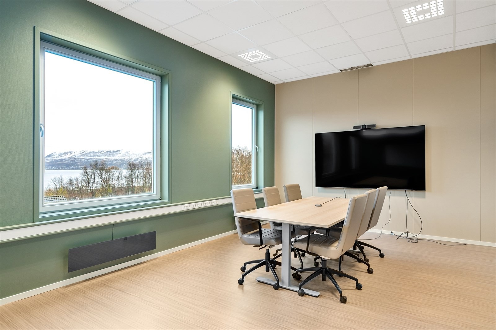 Bilde tatt fra en annen del av bygget som er renovert - slik kan ny leietaker få det Galleribilde