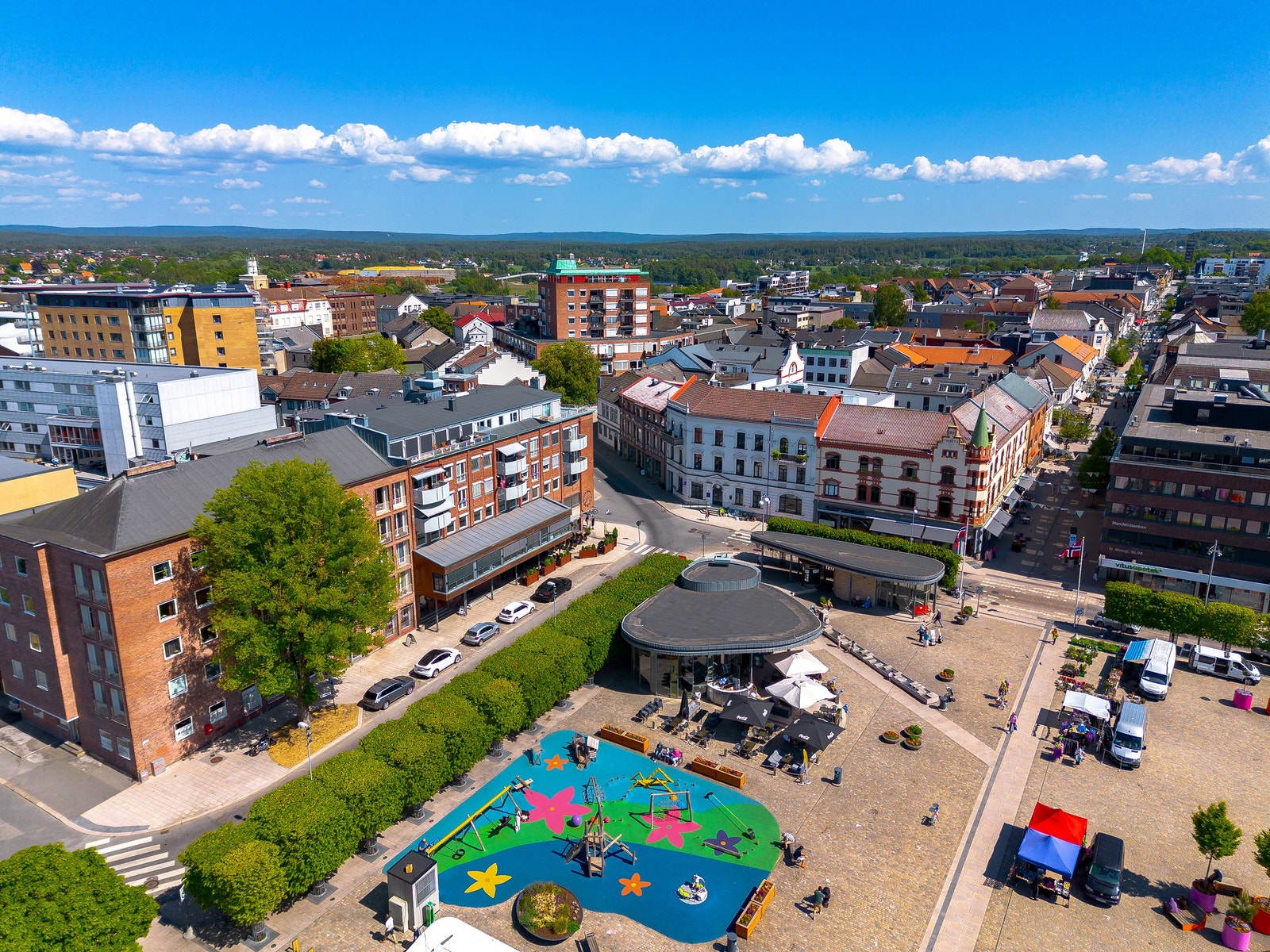 Torget 4-6 ligger rett ved siden av Sarpsborg torg Galleribilde