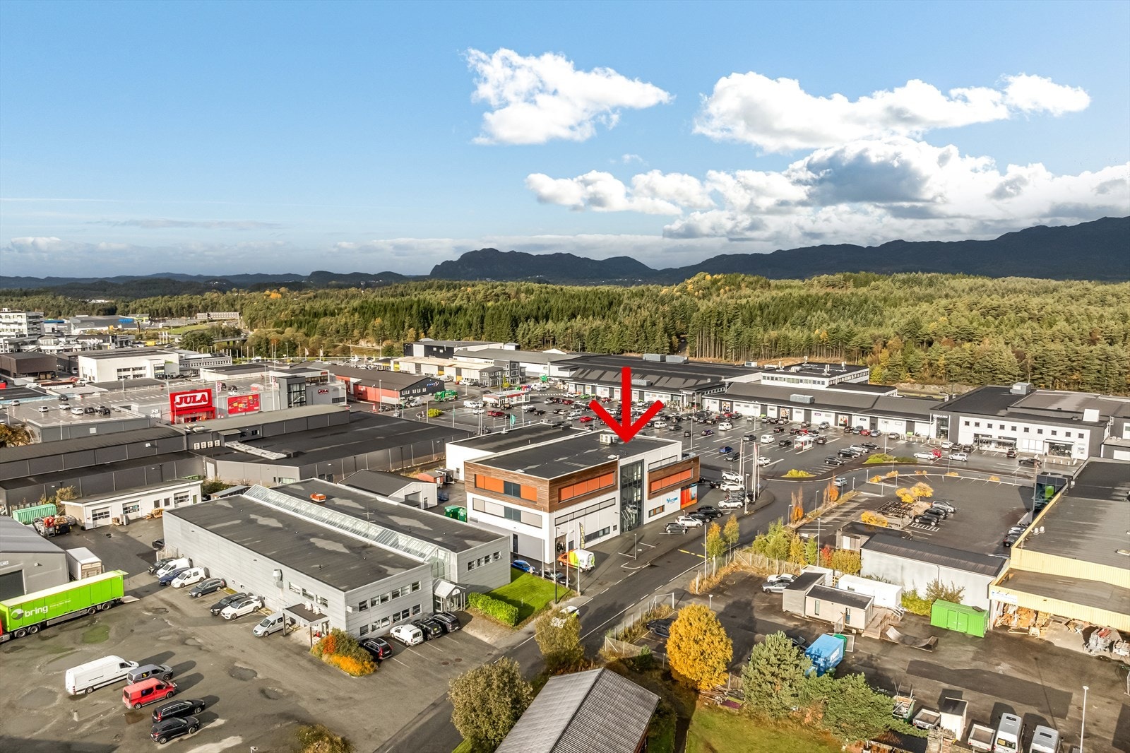 Ypperlig beliggenhet på Heiane. Galleribilde