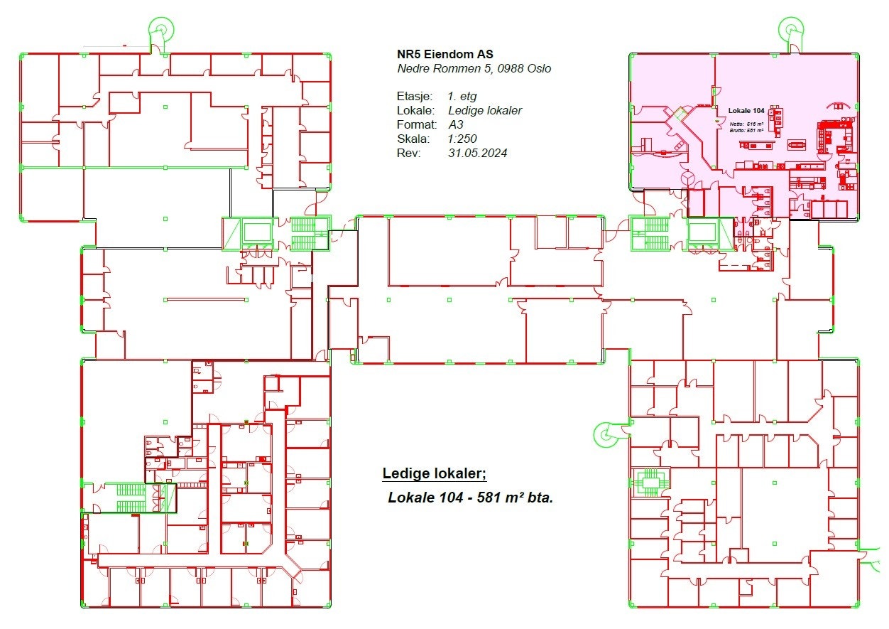 Planløsning 1.etg. snr. 32 Galleribilde
