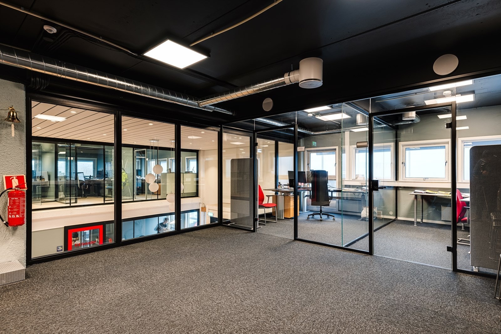 Ledige kontorlokaler i 2. etg. 2 cellekontor + møterom.