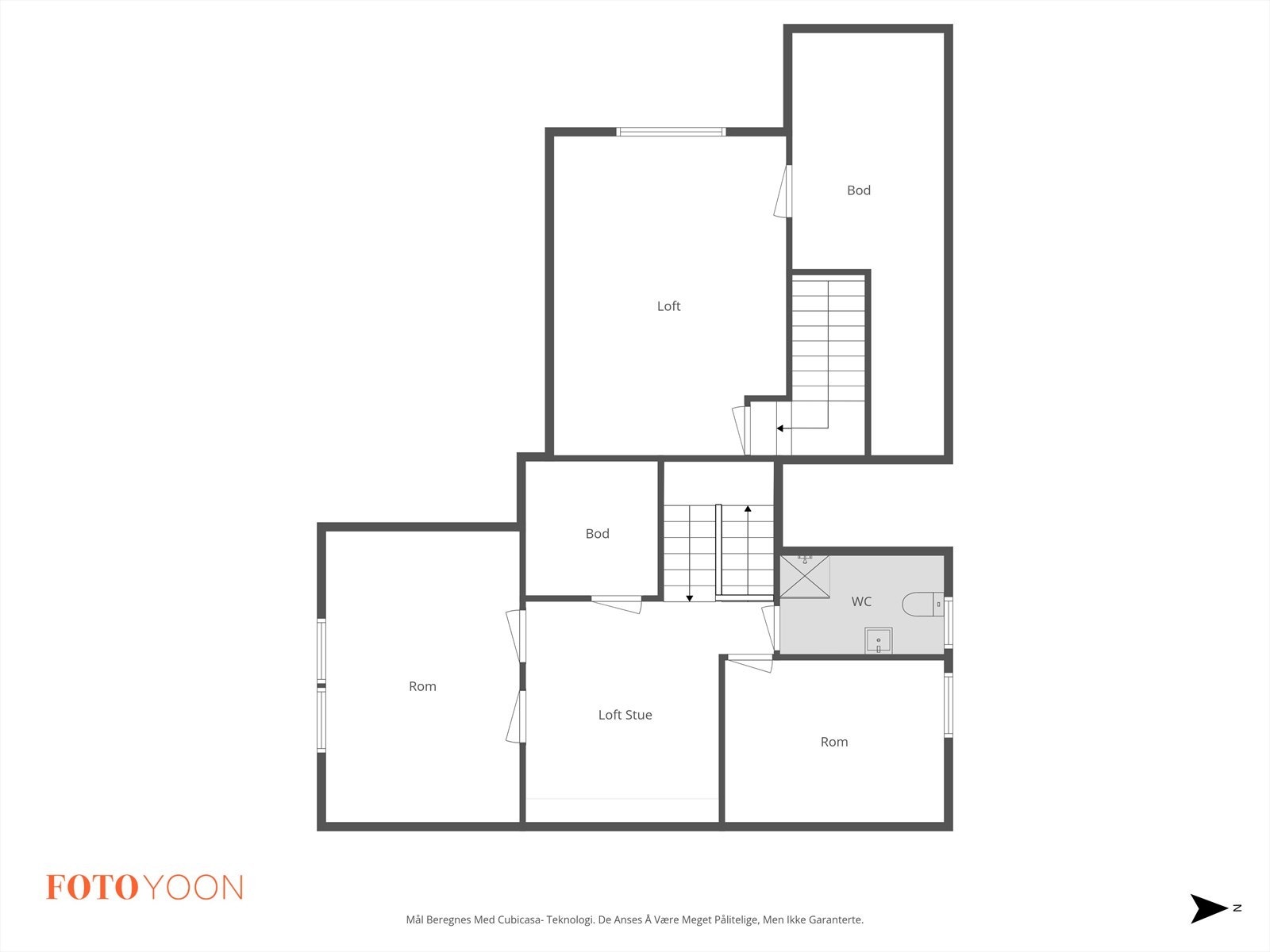 Planskisse loft Galleribilde