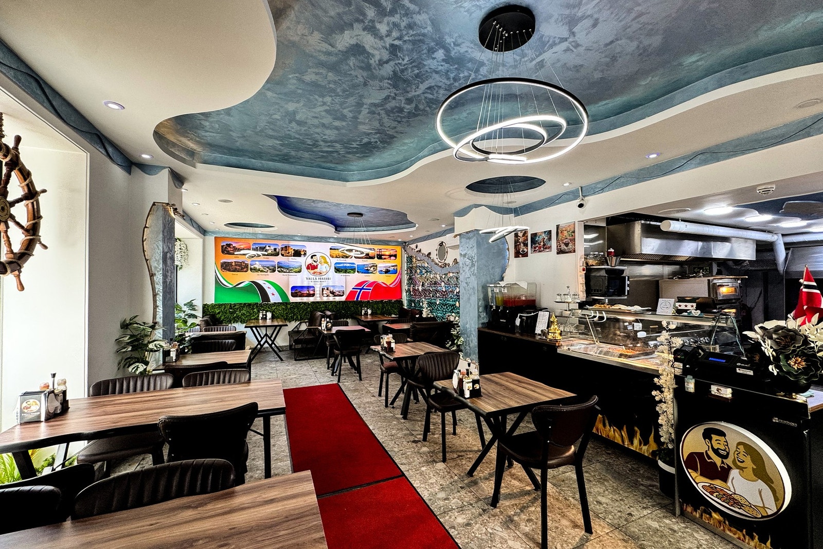 Restaurant/kafé: leietid til 2031, kan forlenges til 2041 Galleribilde