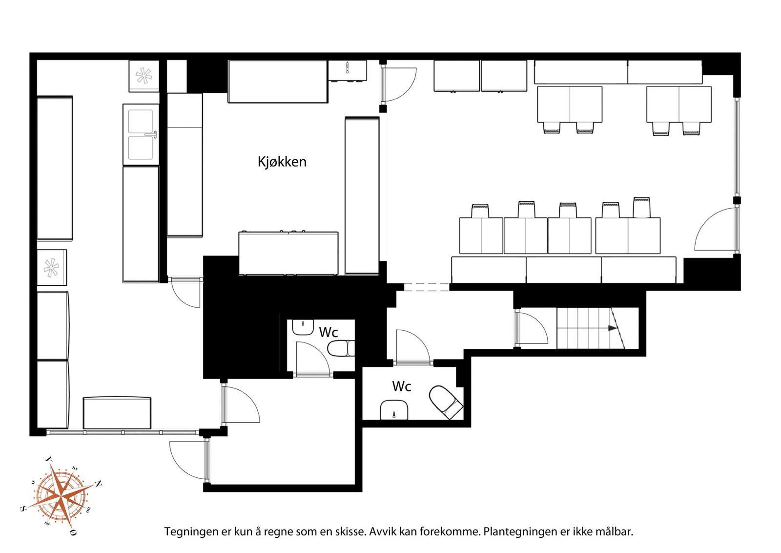 Plantegning Galleribilde