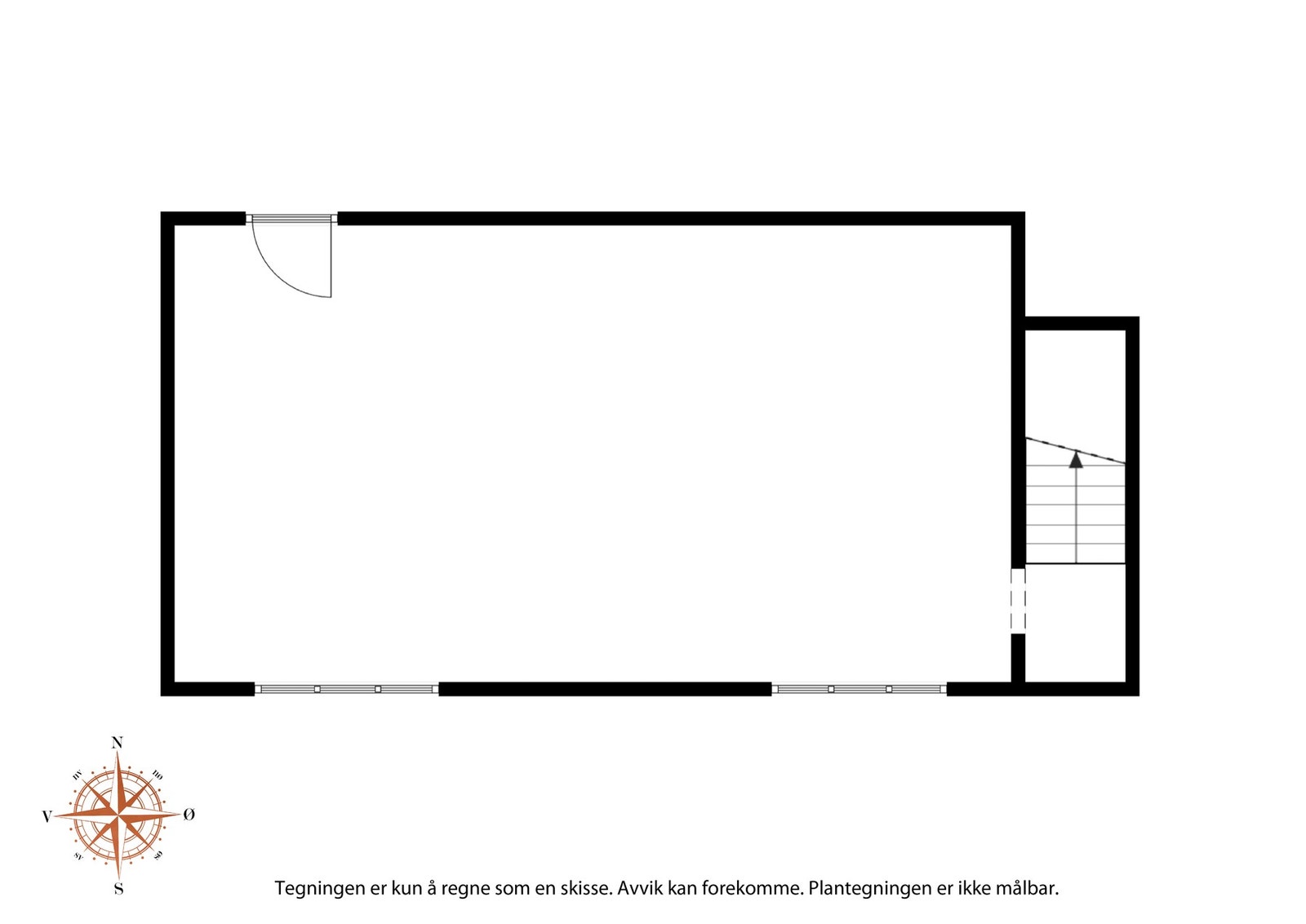 Plantegning for denne seksjonens del av kjeller Galleribilde