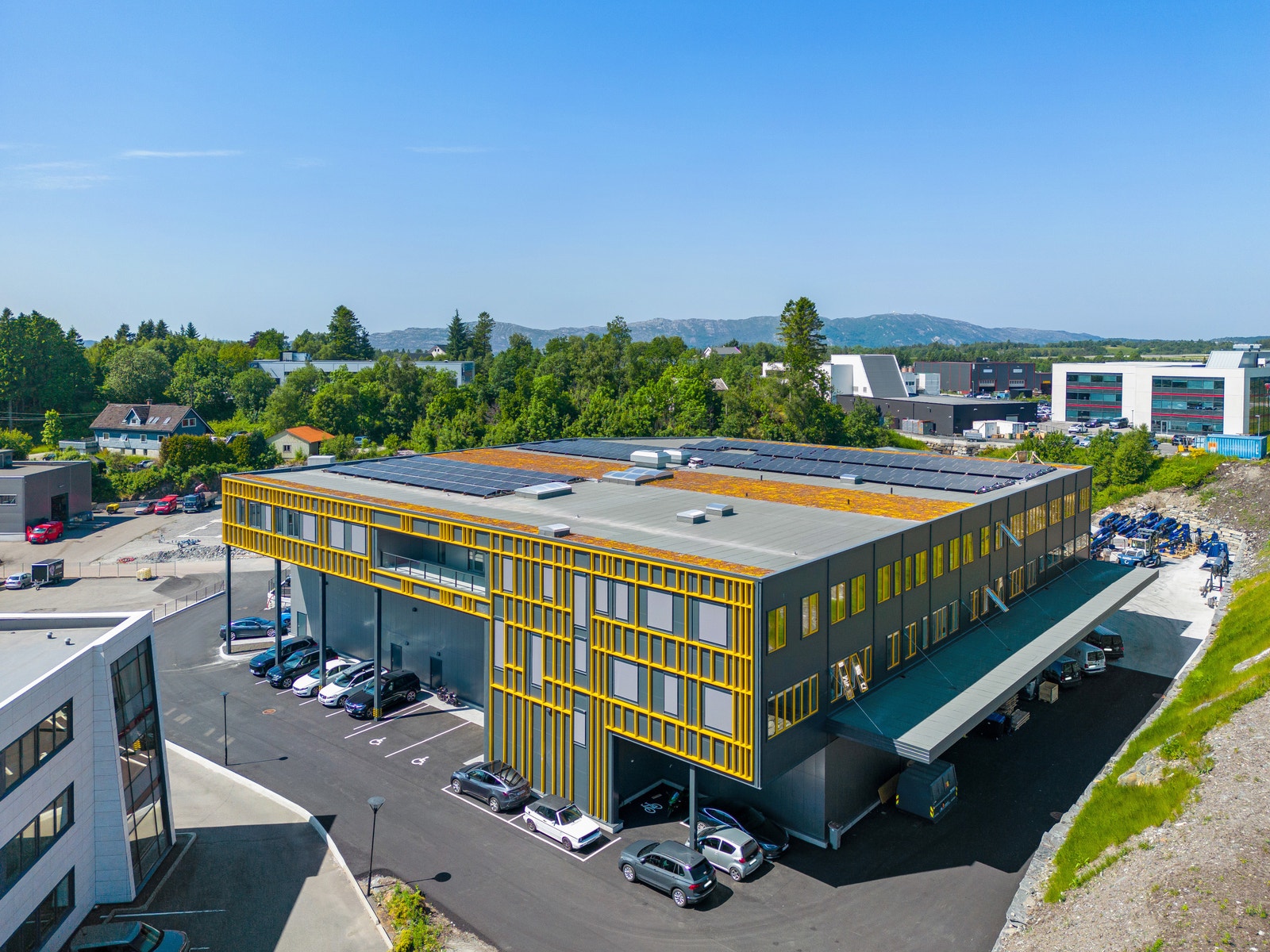 Utenomhusplan, god logistikk rundt eiendommen Galleribilde