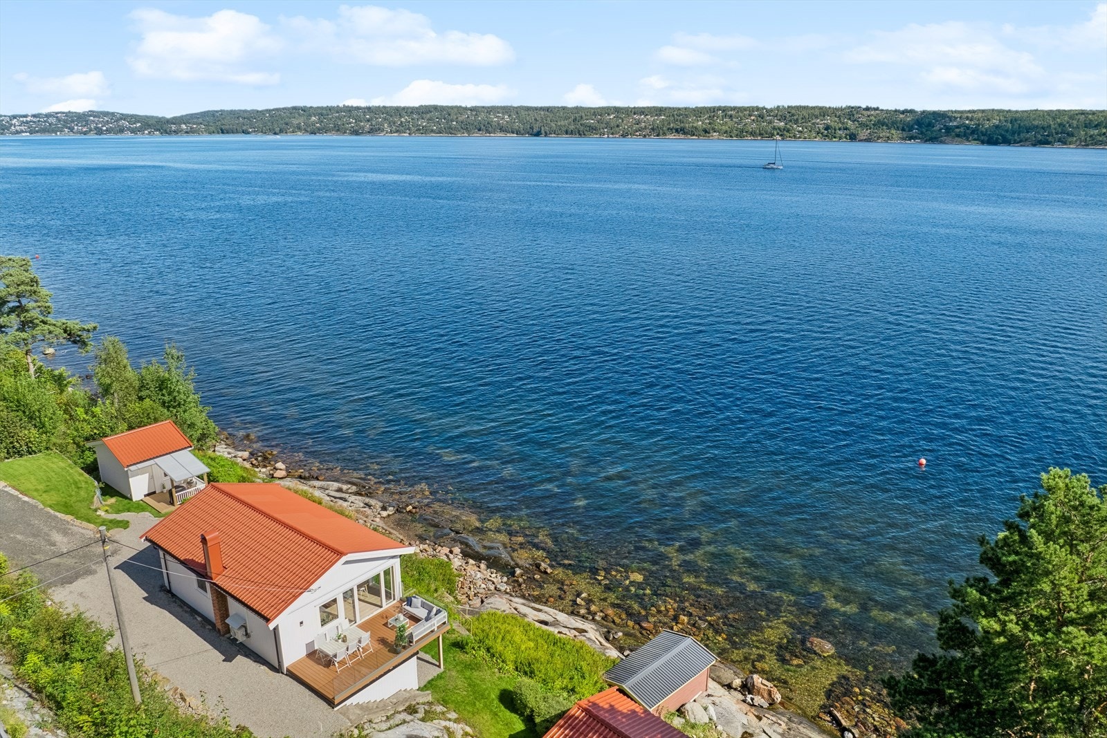 Velkommen til Storsandveien 147! Hyttedrøm med egen strandlinje - kun 40 minutter fra Oslo! Galleribilde