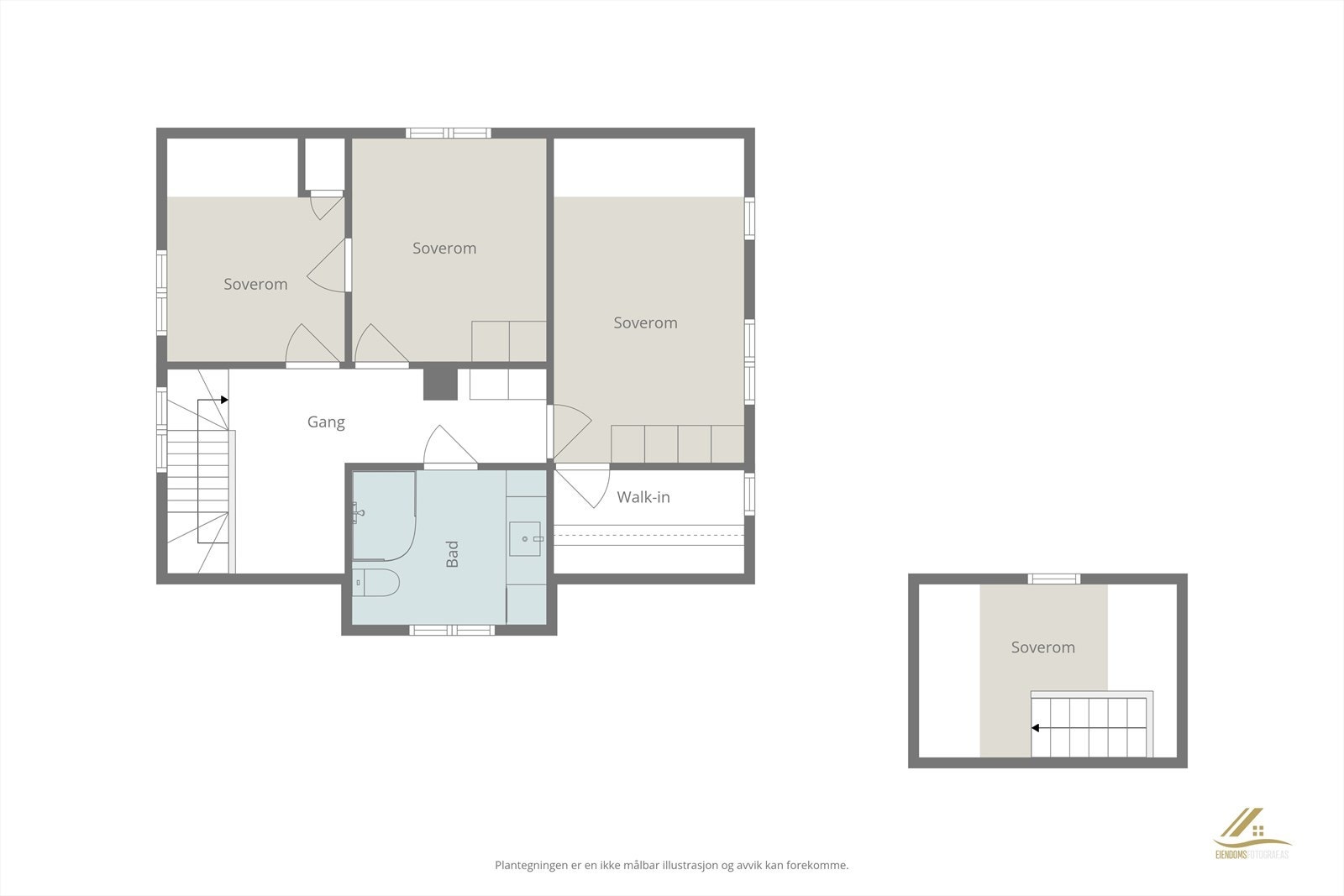 Plantegning 2. etg. Galleribilde