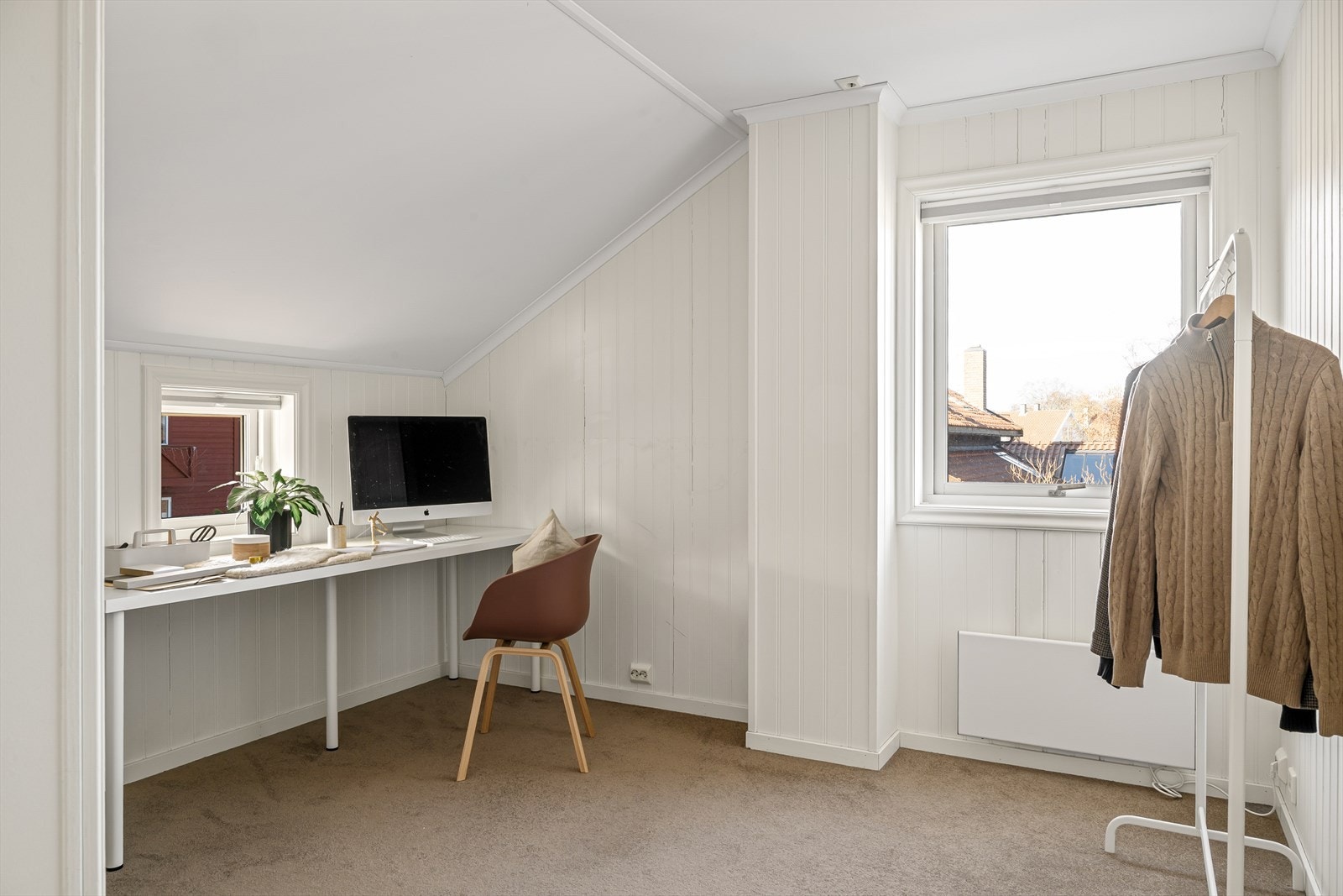 Soverom nr. 4 som i dag brukes som kontor. Galleribilde