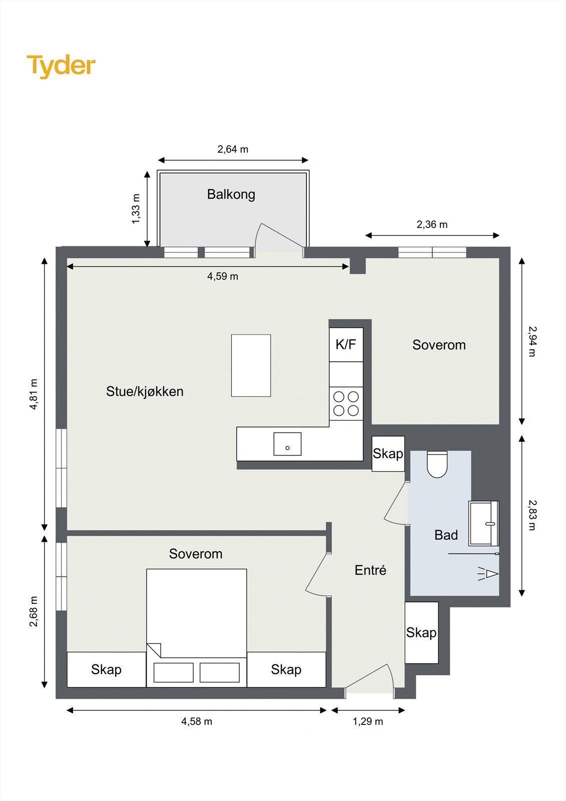 Plantegning. Galleribilde