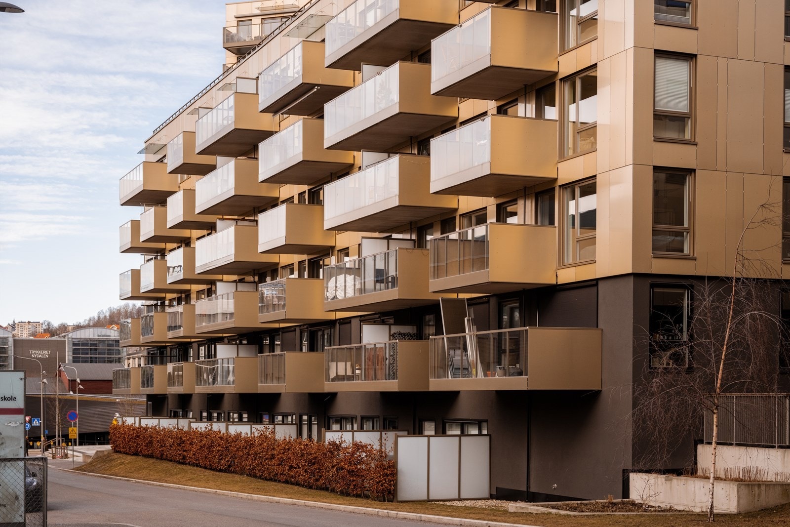Et moderne bygg i Nydalen med kort vei til det meste. Galleribilde