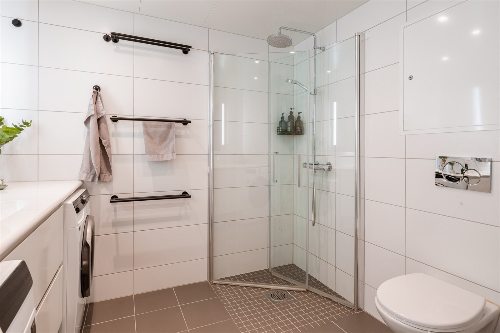Badet har mekanisk avtrekk. Galleribilde