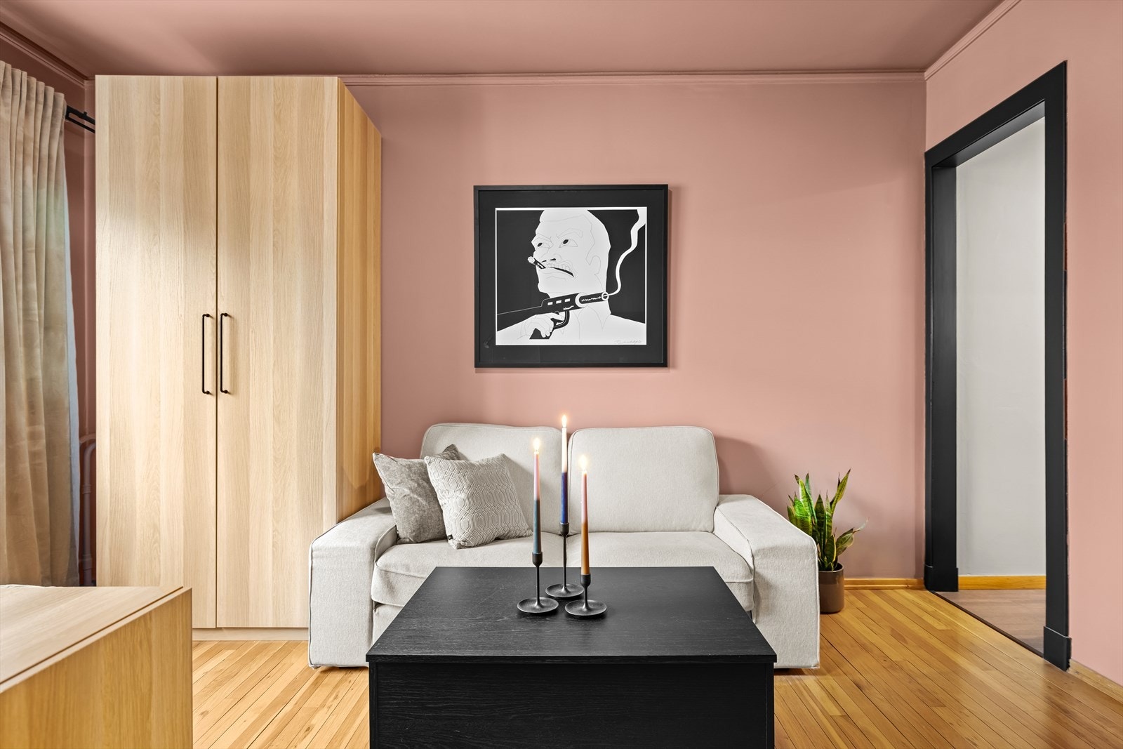 Her kan man enkelt kombinere oppholdsdel og soveplass. Galleribilde