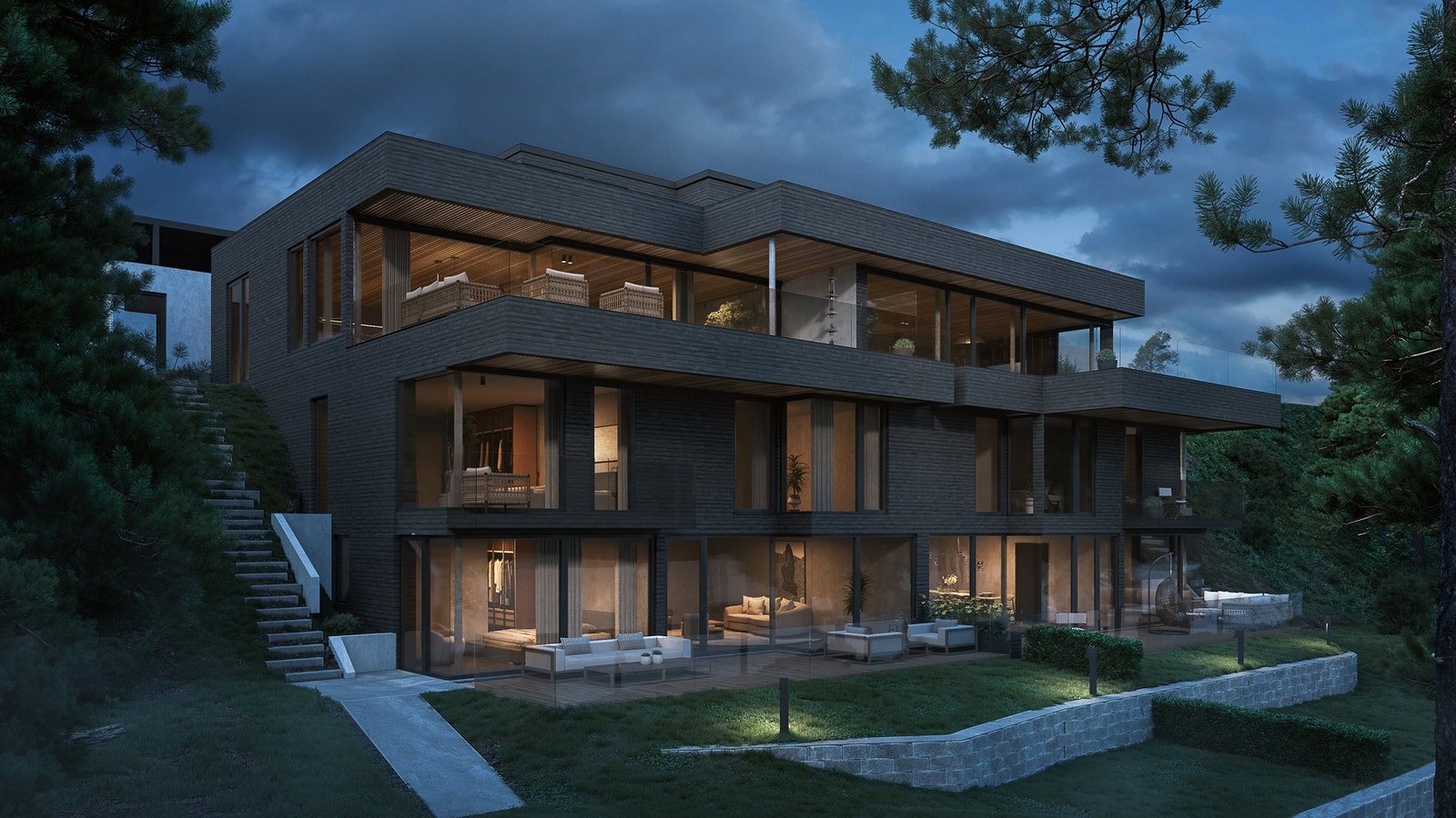 Moderne villaleilighet med svært høy standard. Galleribilde