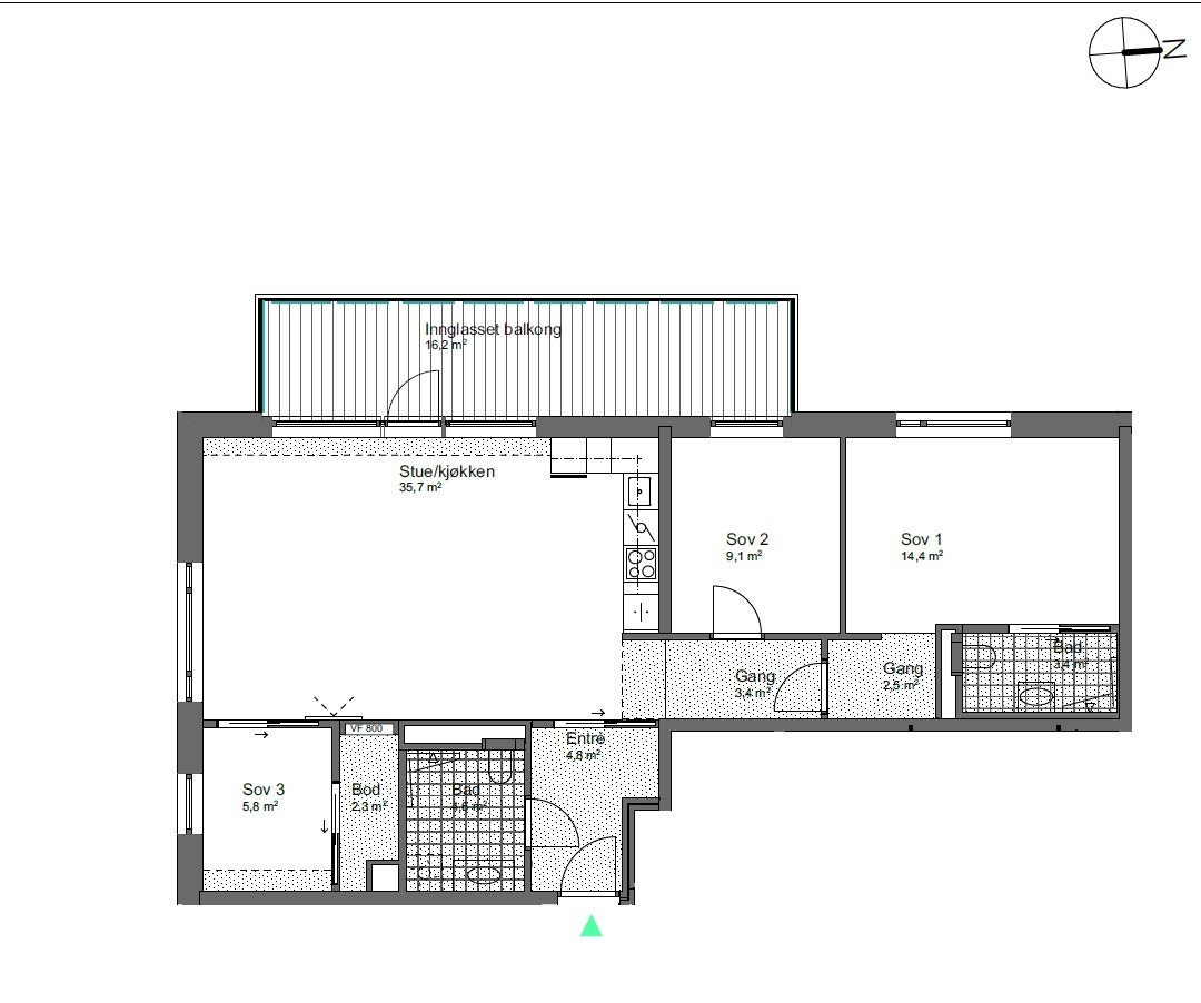 Plantegning 5-903 Galleribilde