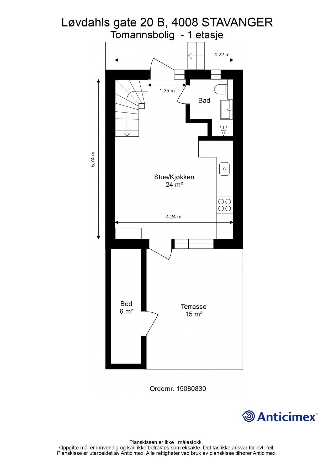 Planskisse 1. etasje Galleribilde