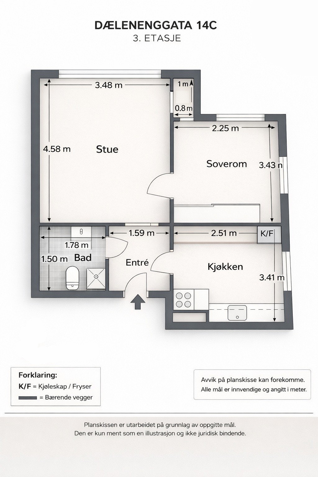Plantegning Galleribilde