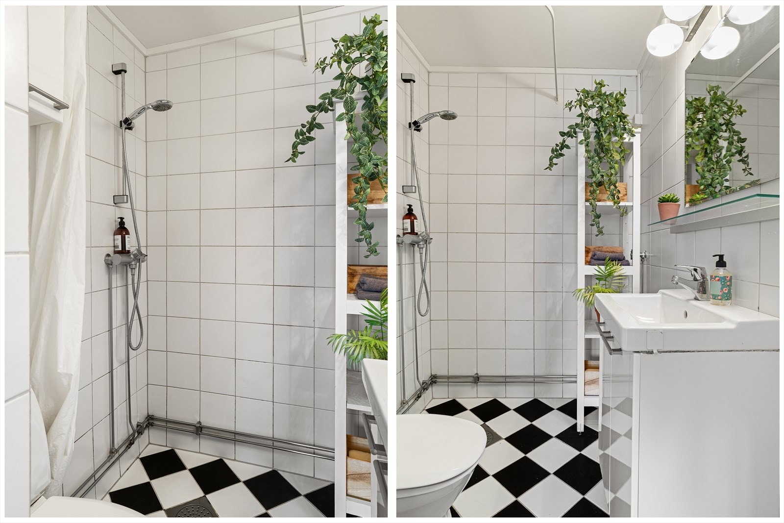 Badet ble pusset opp i regi av borettslaget ca. 2002. Det er opplegg for vaskemaskin på både bad og kjøkken, samt tilgang til fellesvaskeri i kjelleretasjen. Galleribilde