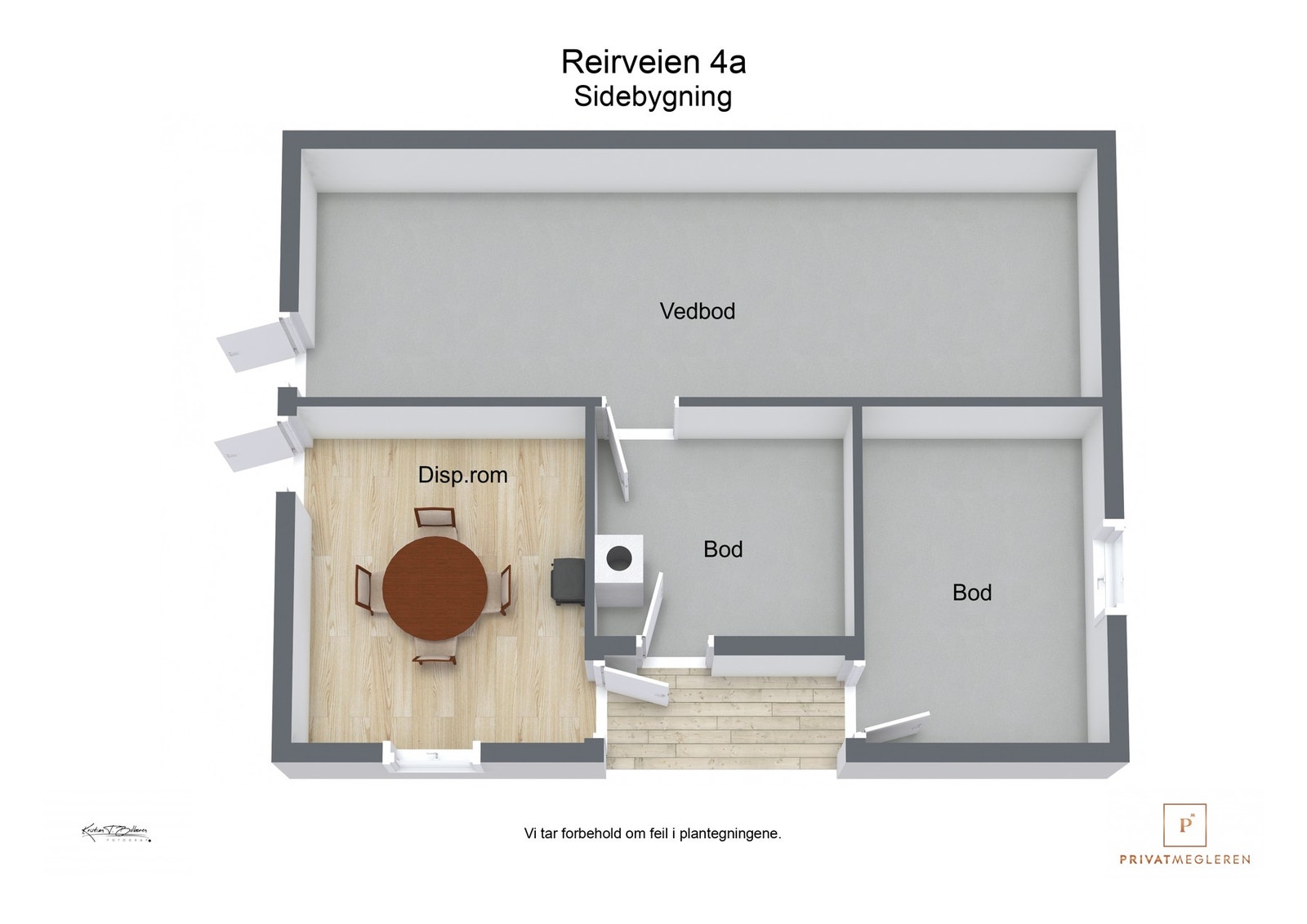 3 D plantegning anneks Galleribilde