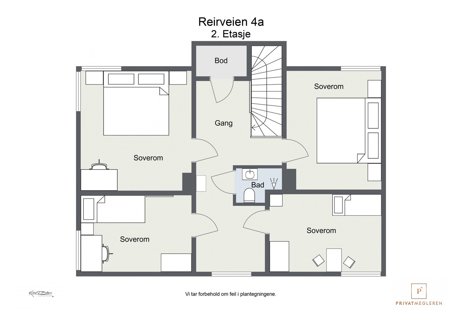 Plantegning 2. etasje Galleribilde
