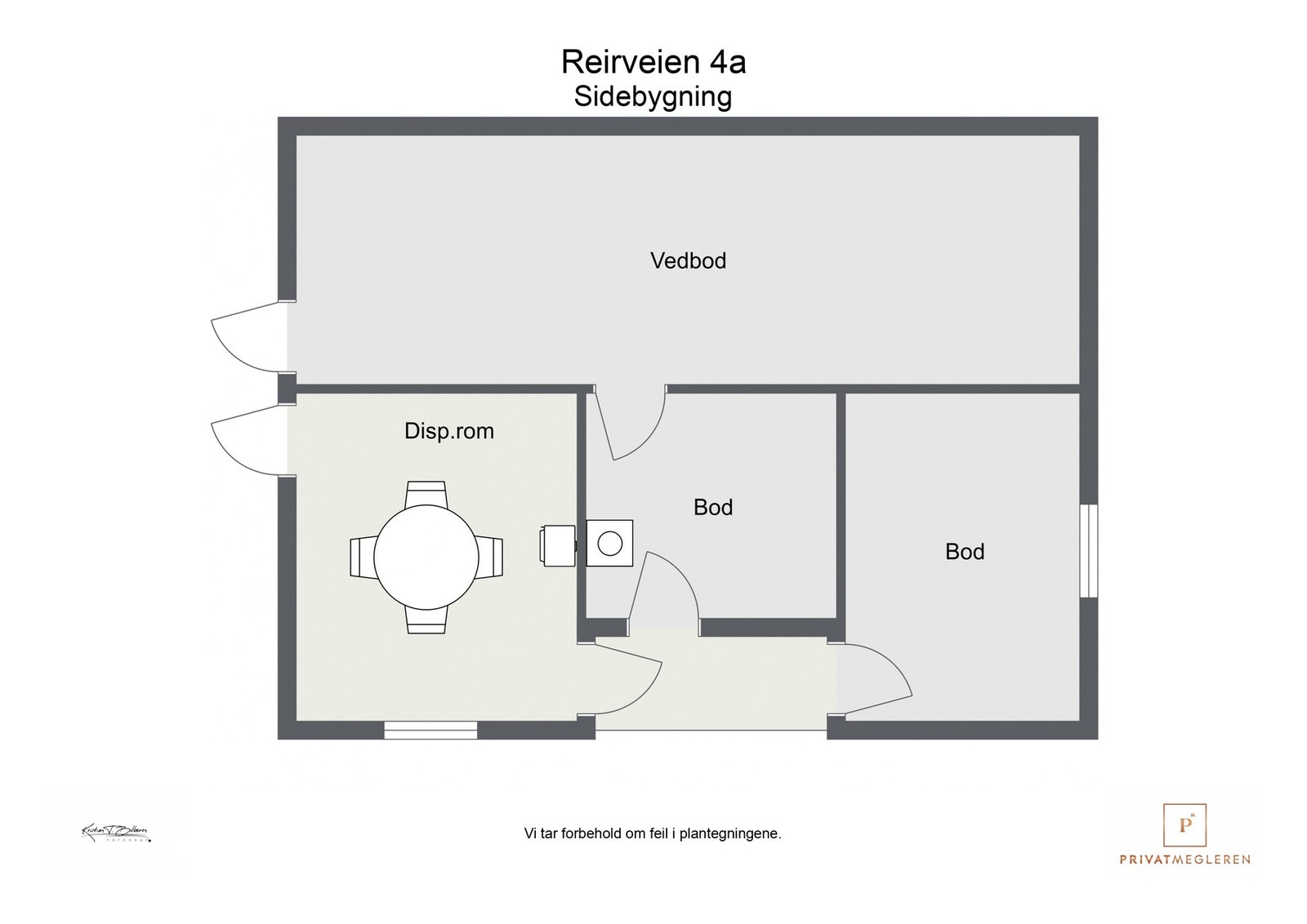 Plantegning anneks Galleribilde