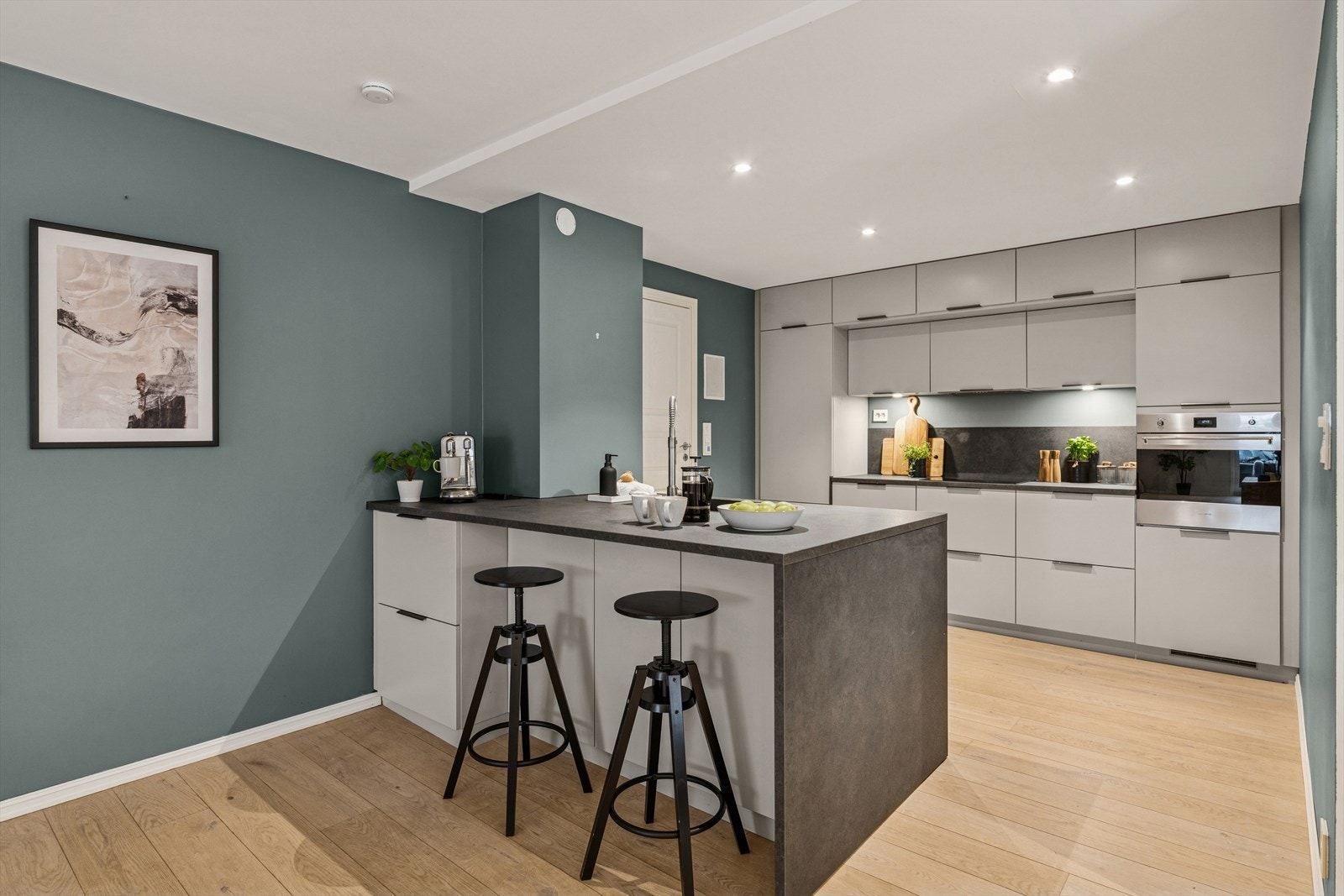 Kjøkkeninnredning fra 2017. Galleribilde