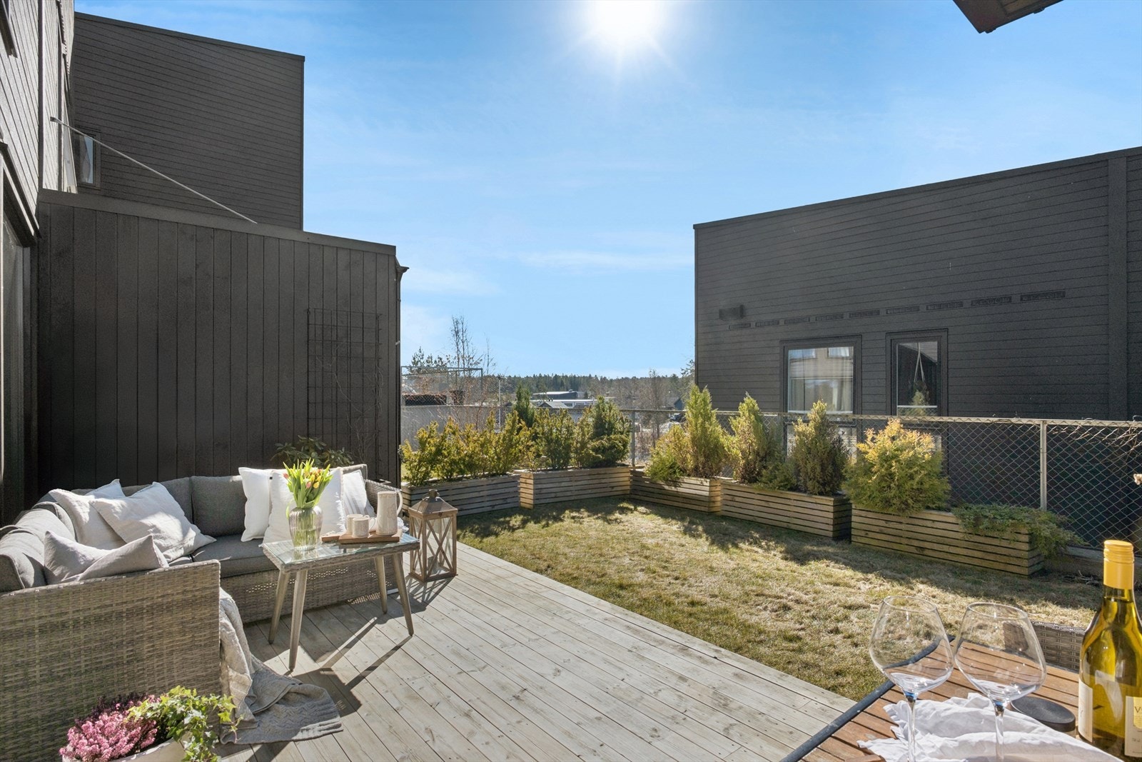 Fint utsyn mot nabolaget og området rundt. Galleribilde