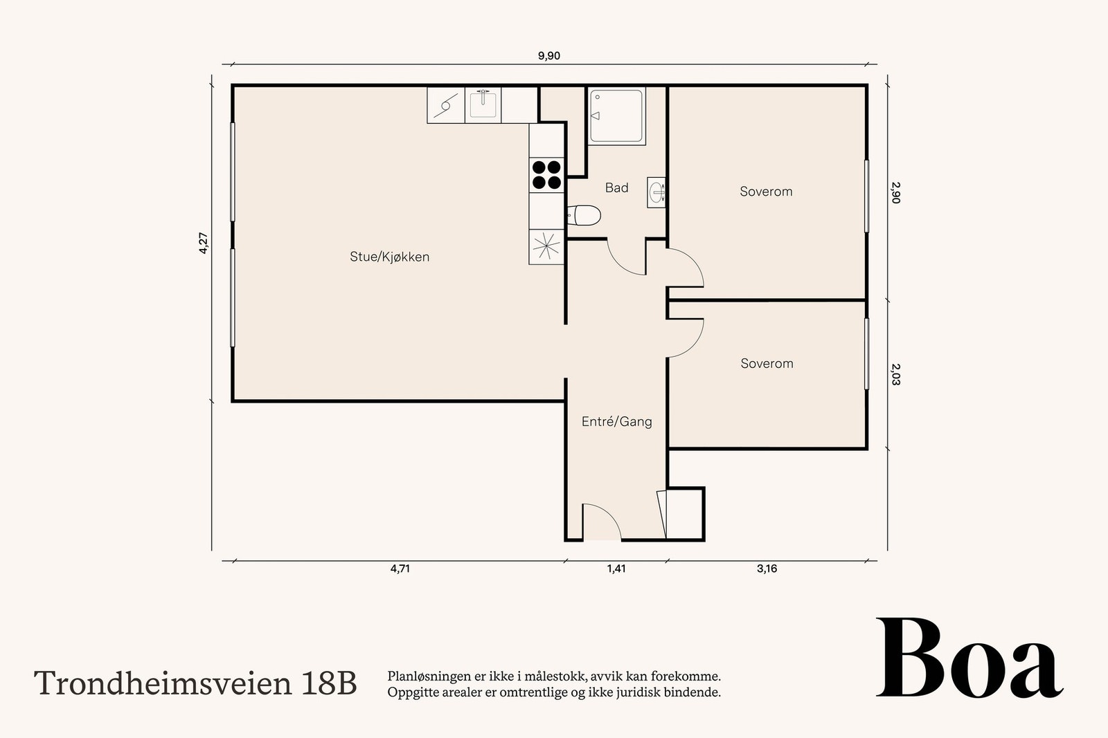 Alternativ planskisse. Galleribilde