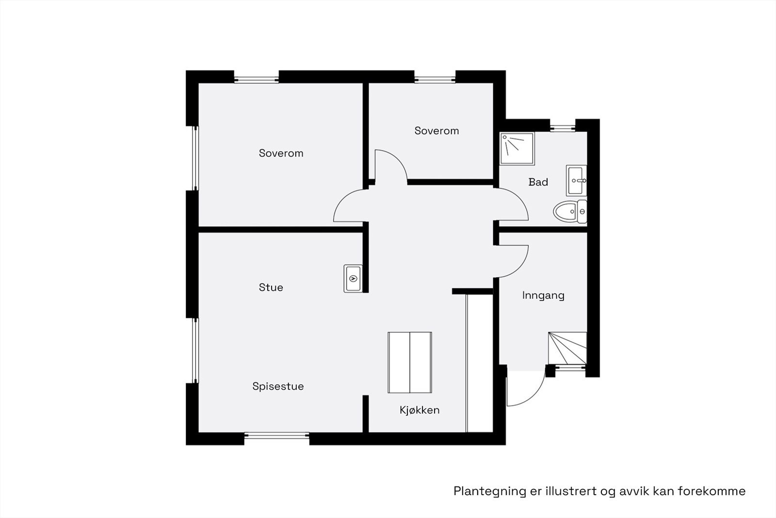 Plantegning. Galleribilde