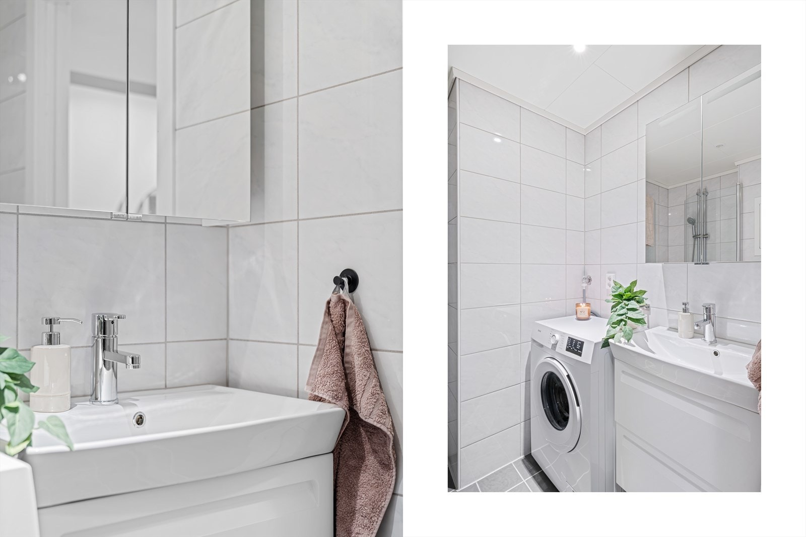 - Merk praktisk speil med innebygd oppbevaring - Galleribilde