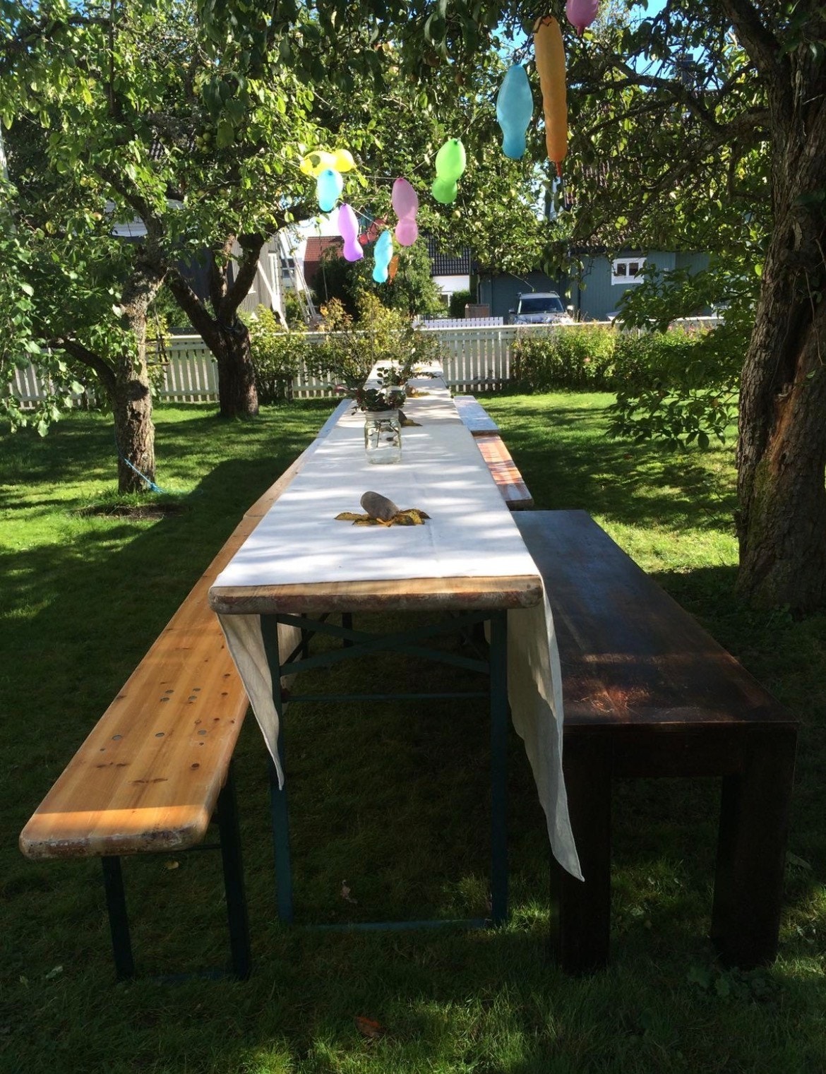 I hagen man samle venner og familie til hyggelig samvær. Galleribilde