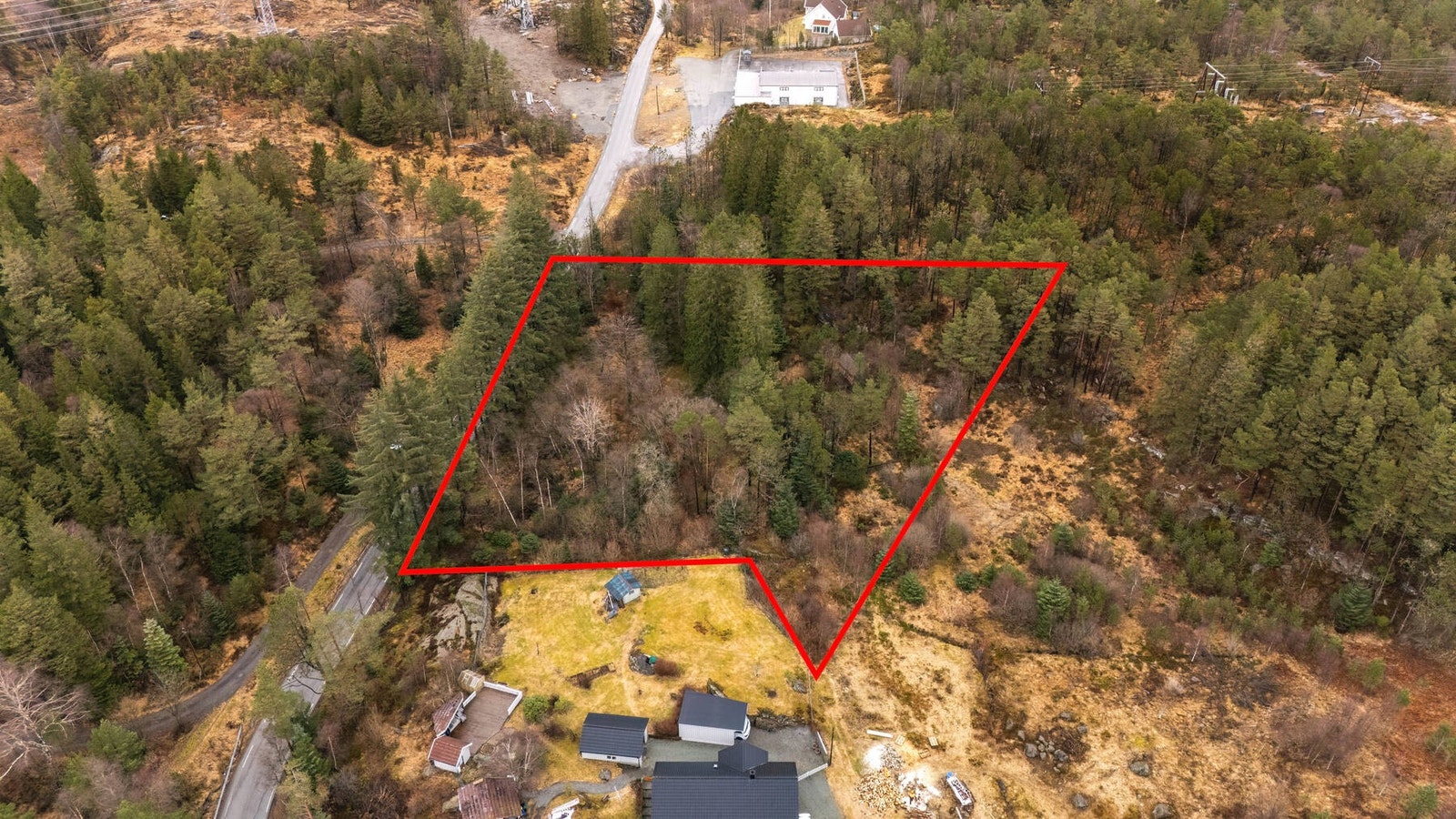 Tomtegrense omtrent inntegnet, avvik kan forekomme Galleribilde