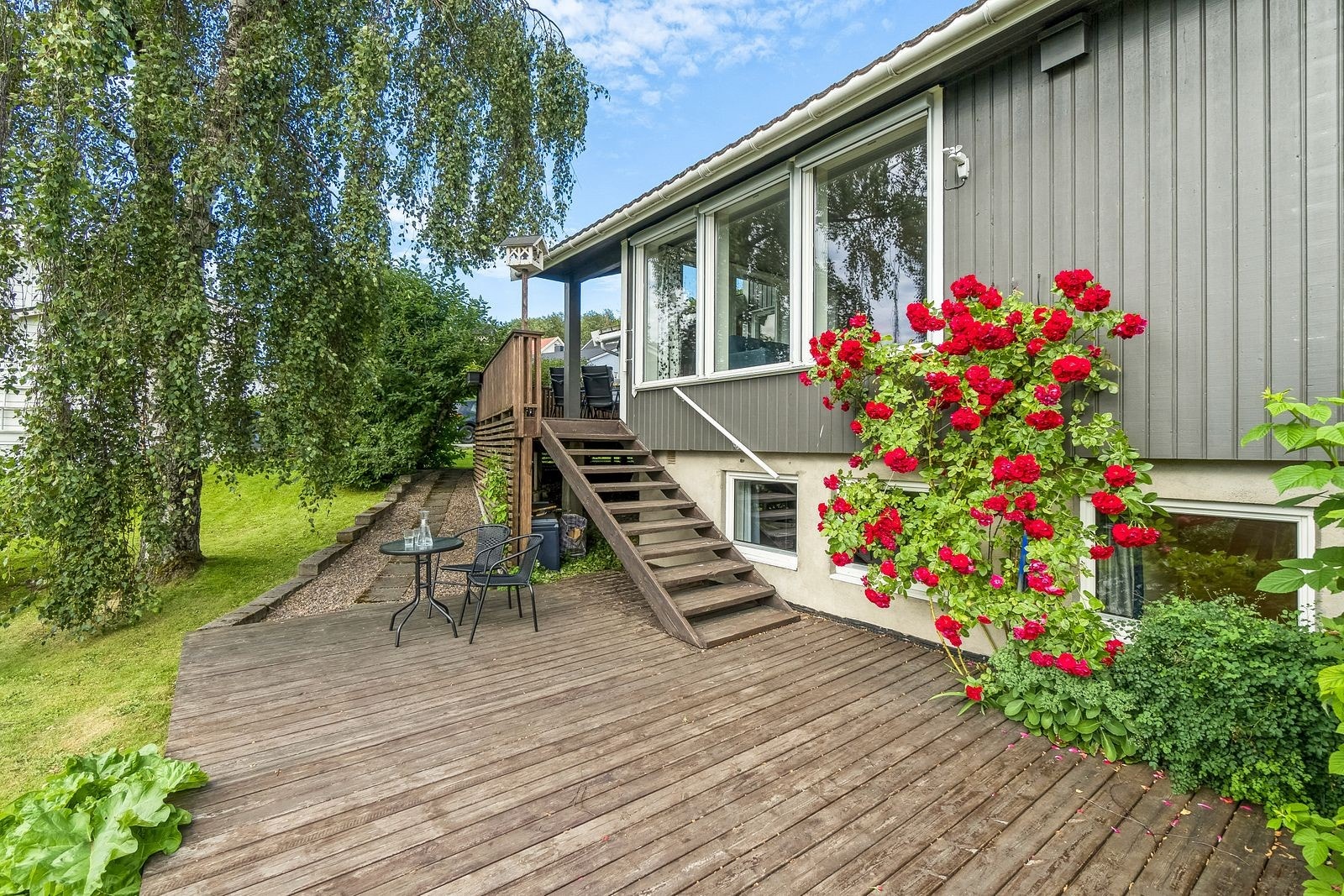 Hagen gir gode muligheter for utendørsaktiviteter. Galleribilde