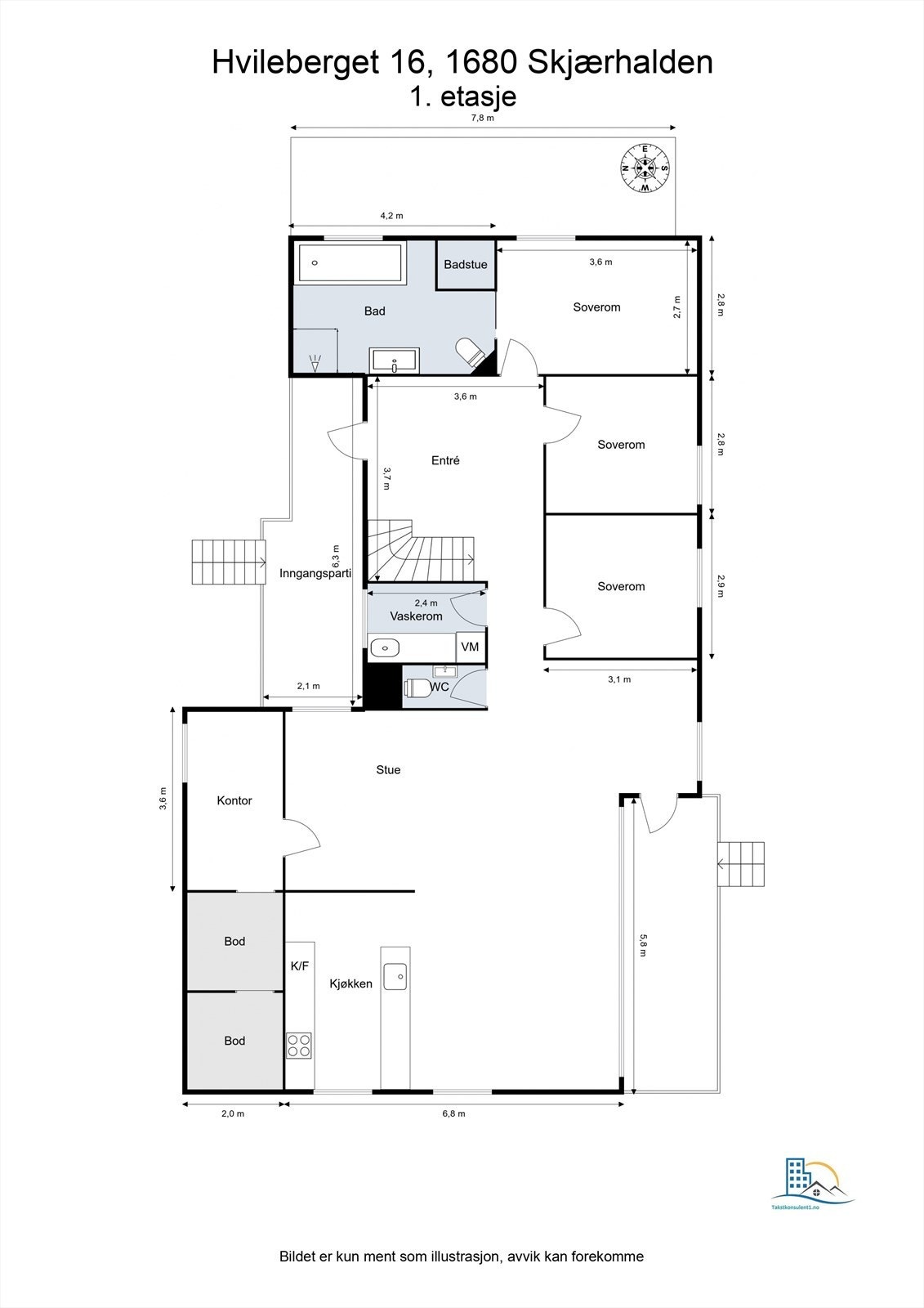 Plantegning Galleribilde