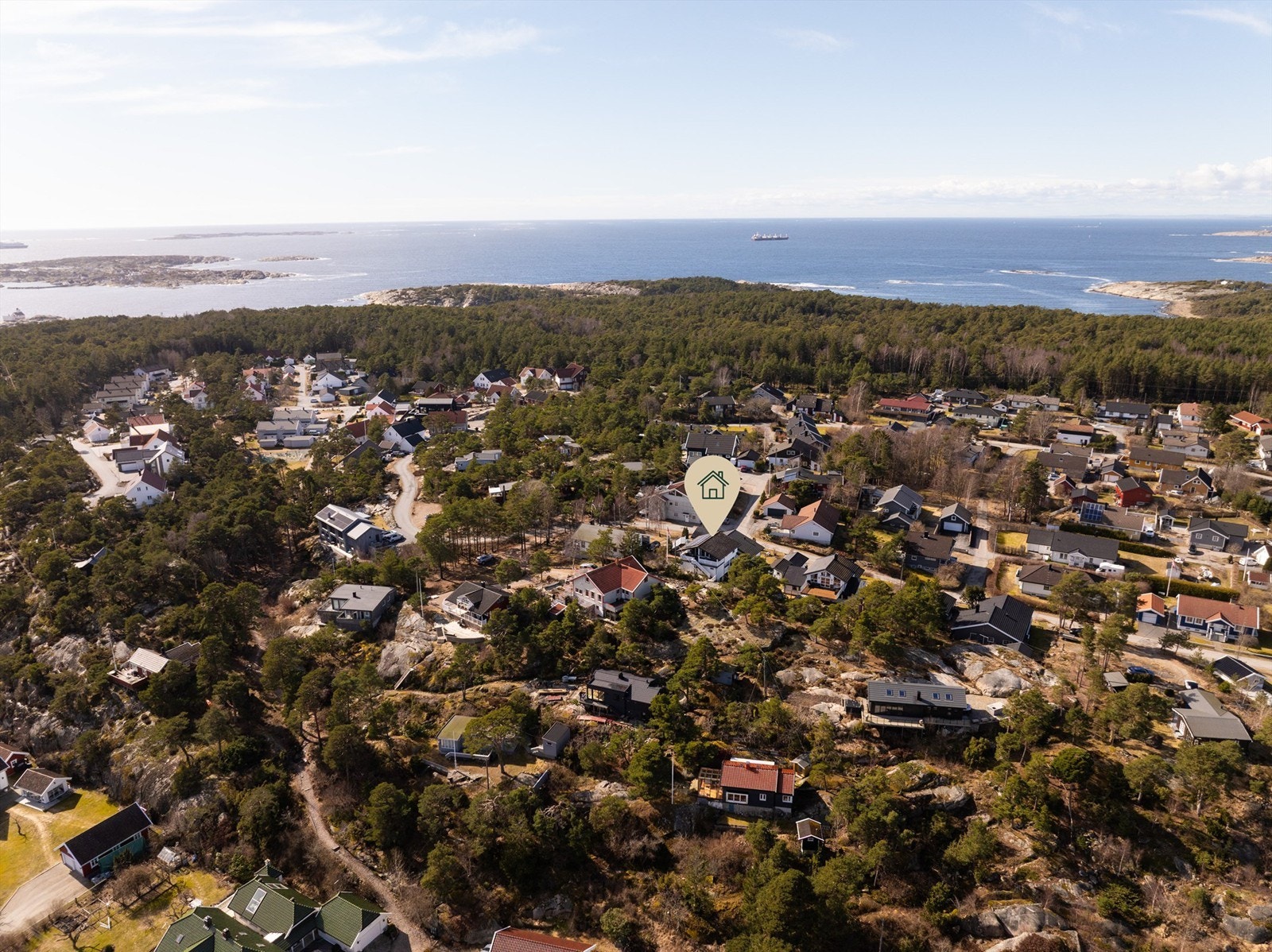 På Hvileberget bor du tett på naturen, i et veletablert og utpreget barnevennlig boligfelt.
Fotograf; Kristoffer Kristiansen. Galleribilde