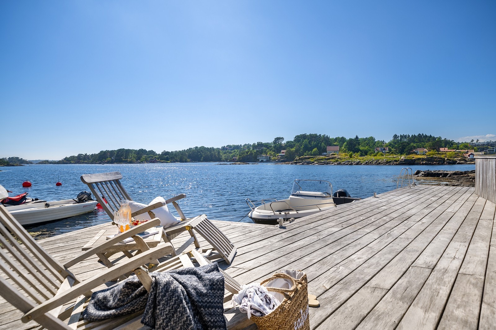 Ekslusivt bryggeanlegg med fantastisk utsikt Galleribilde