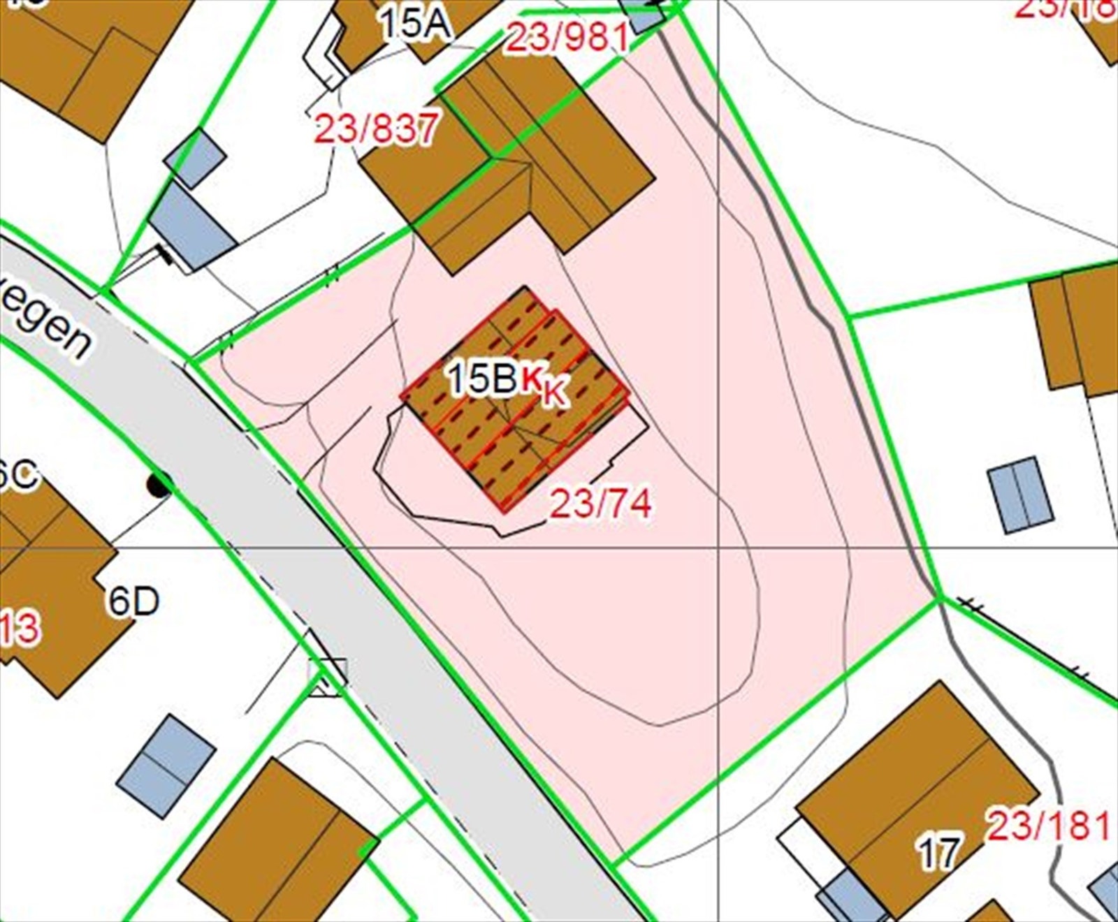 Tomtekart Hitravegen 15B Galleribilde