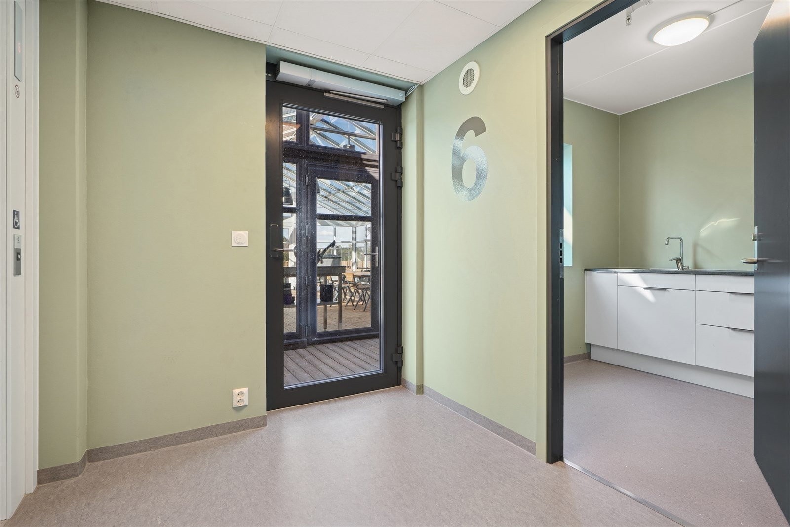 Det er mange felles goder for beboerne i Gartneritaket. Galleribilde