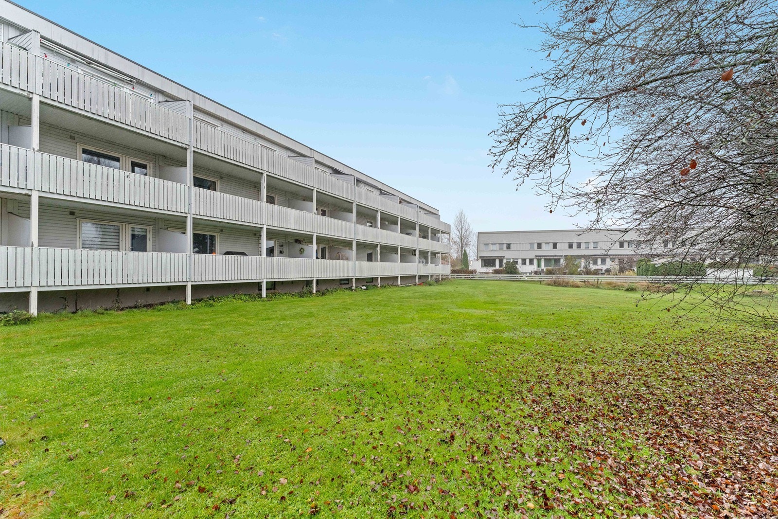 Stort fellesområde i borettslaget. Galleribilde