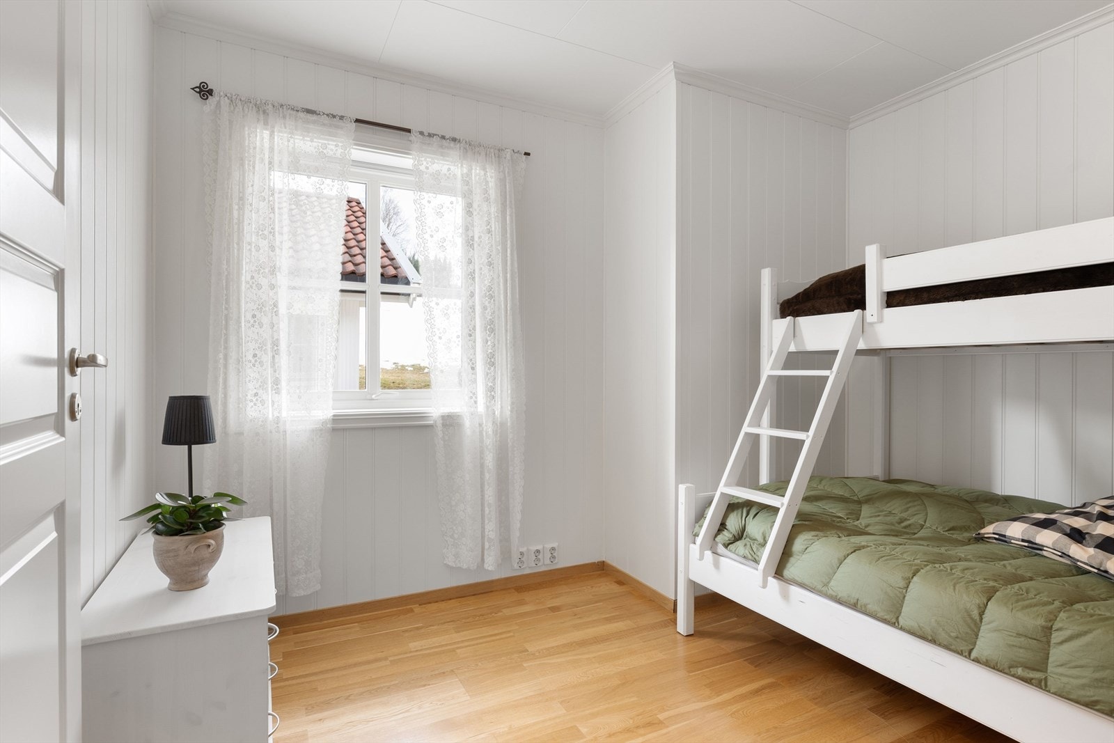Soverom tre er i dag innredet med køyeseng. Galleribilde