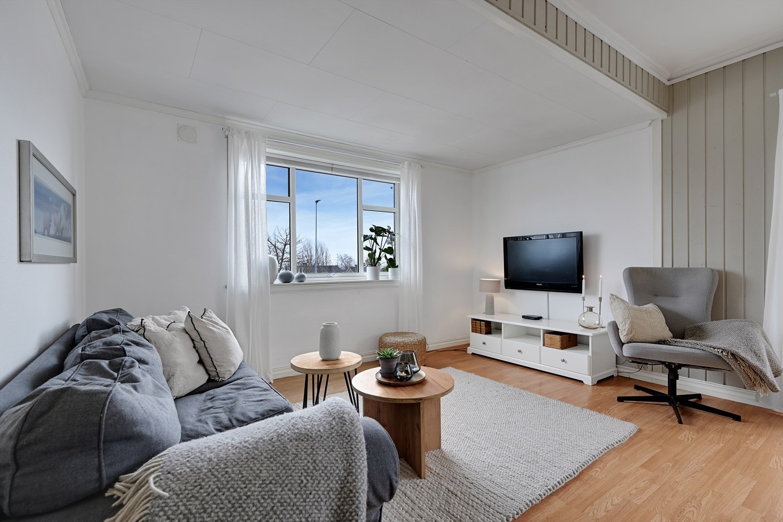 Plass til tv-stue krok i stuen Galleribilde