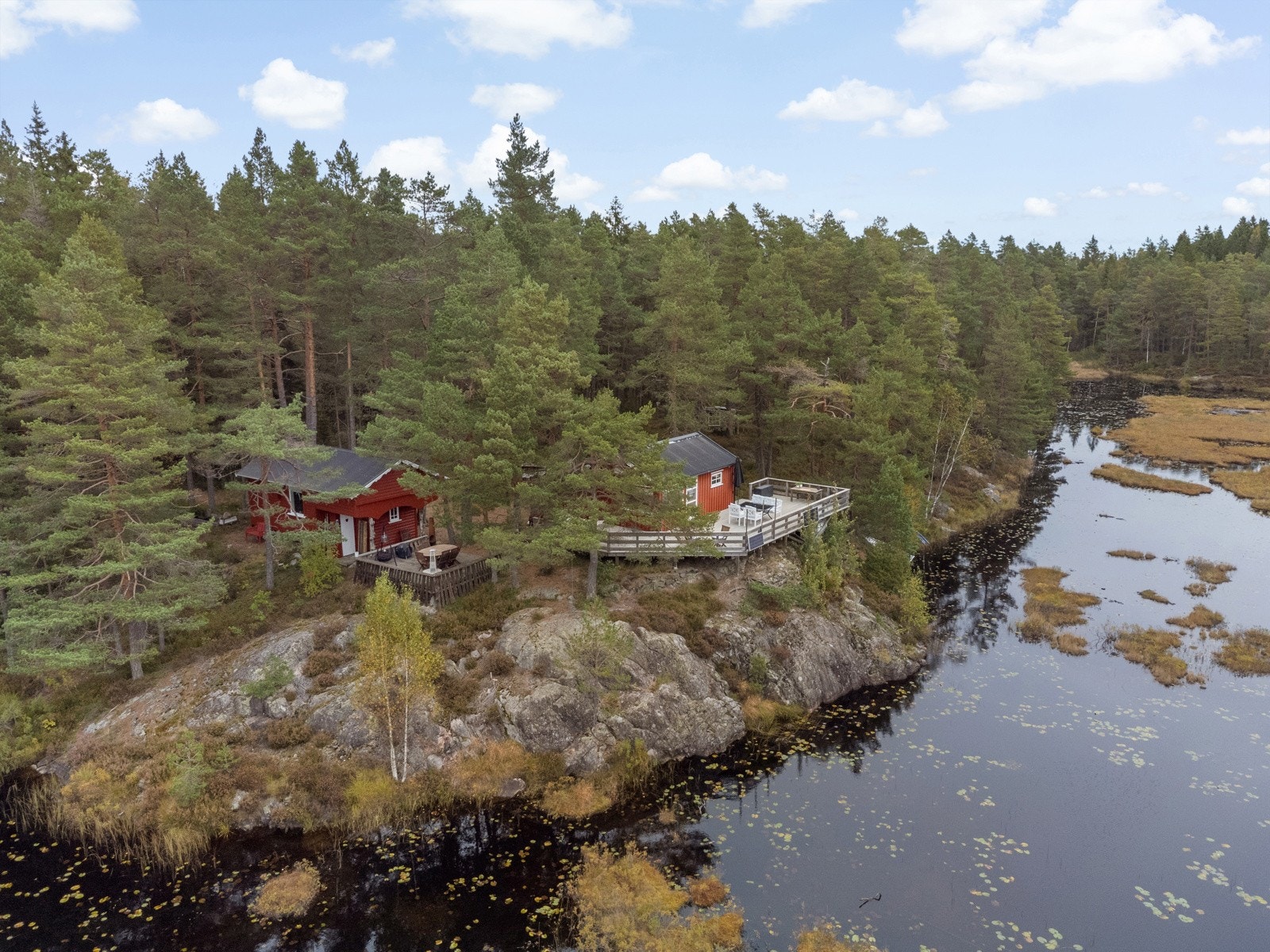 Langvann byr på fine turområder og gode muligheter for fisking Galleribilde