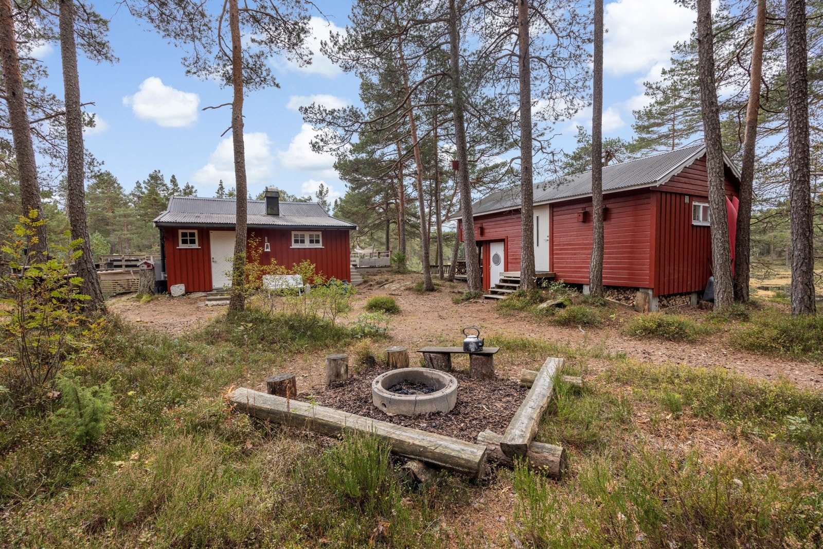 Naturskjønn beliggenhet ved Langvann i Bamble Galleribilde