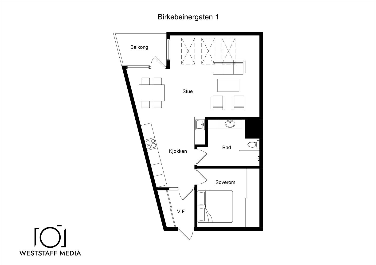 Planskisse Galleribilde