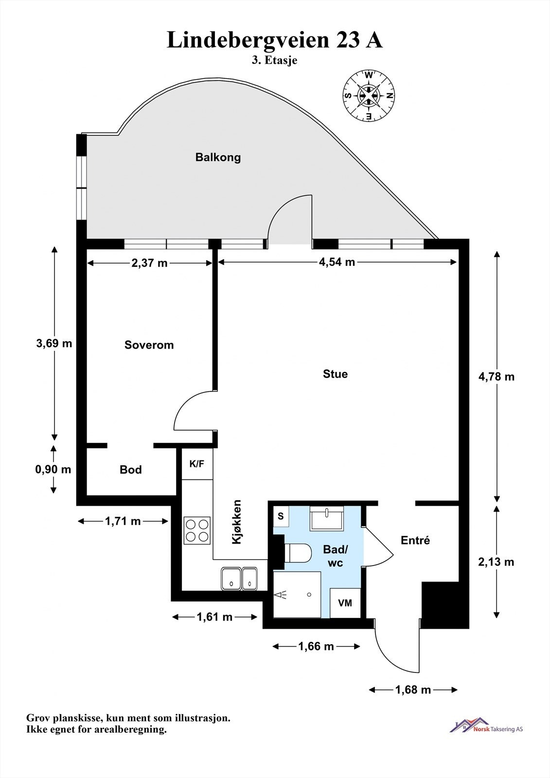Lindebergveien 23 A - 2D - 3. Etasje Galleribilde