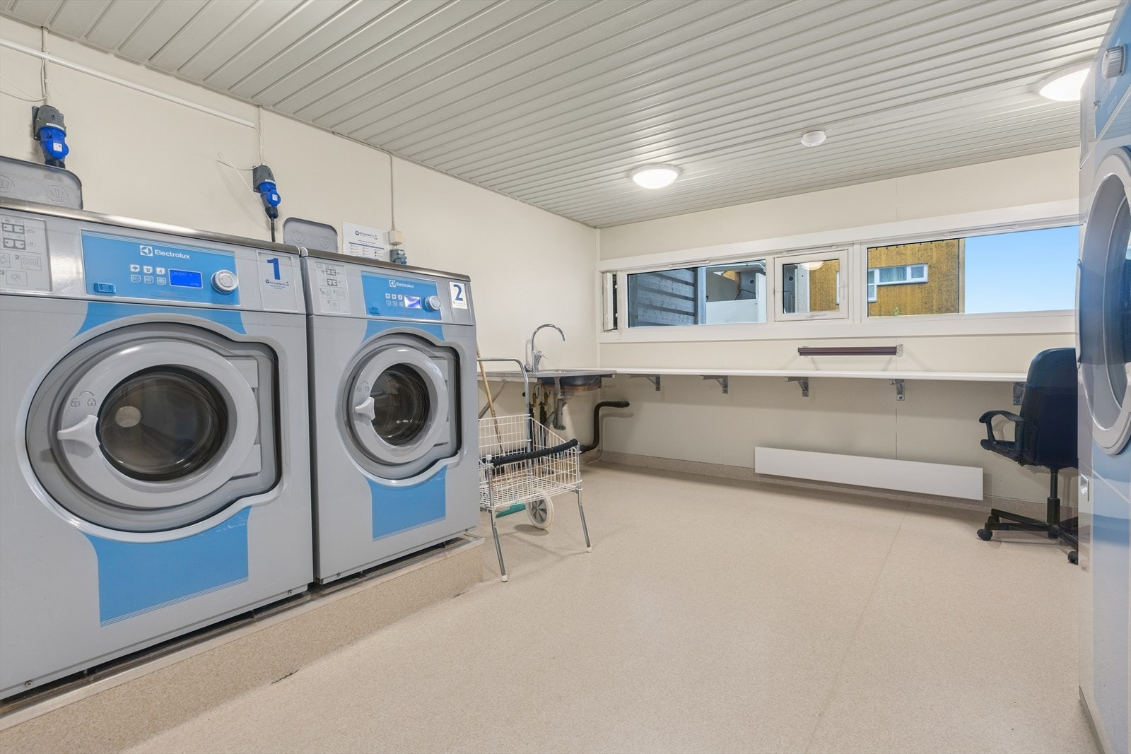 Borettslaget tilbyr rehabiliterte og moderne fellesvaskerier med elektronisk reservasjonssystem. Galleribilde