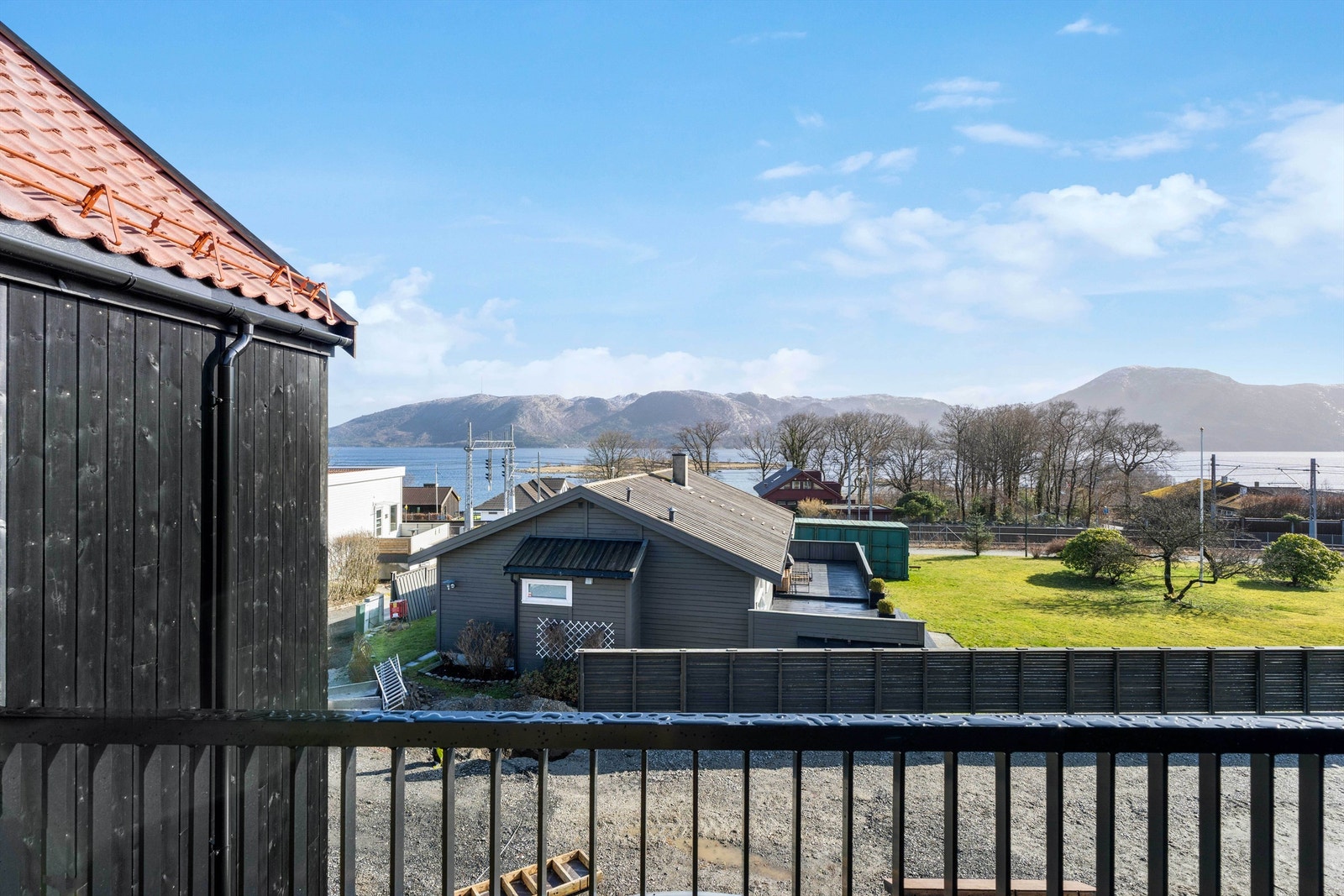 Utsyn fra takterrasse. Galleribilde