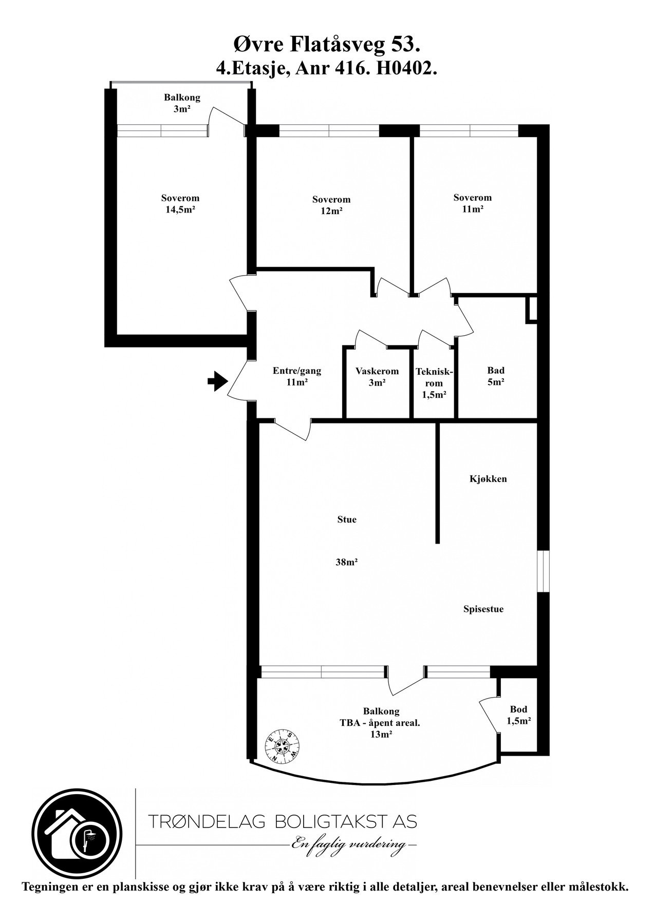 Planskisse. Galleribilde