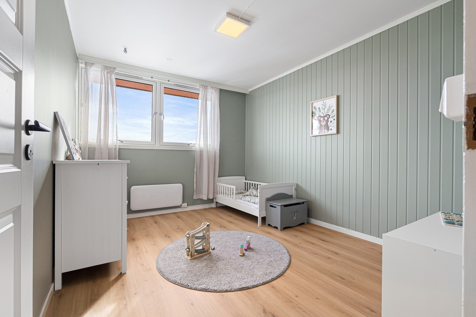 Leilighetens tredje soverom er på 11 kvm. Galleribilde